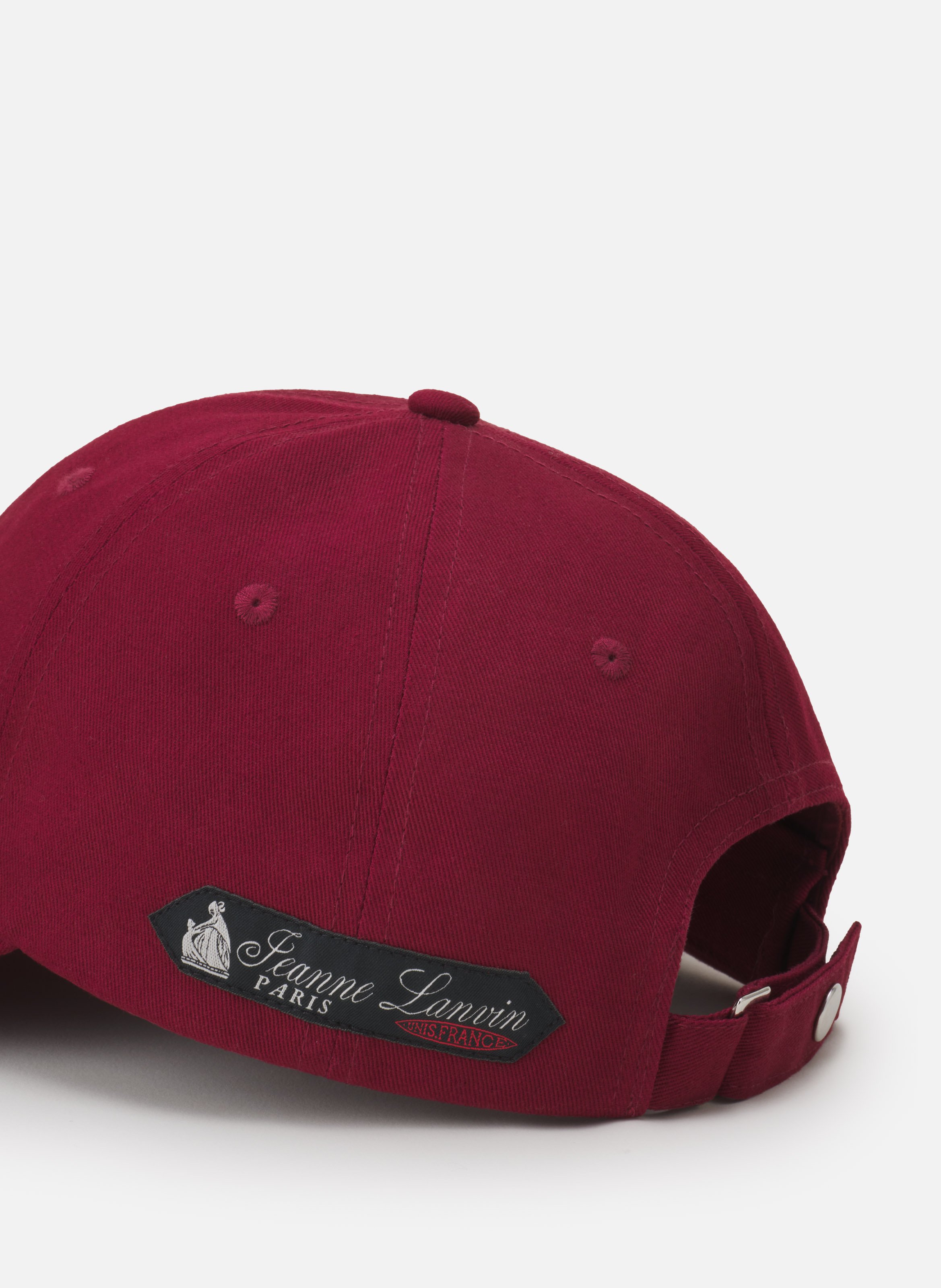 Casquette signature lanvin en coton LANVIN Rouge