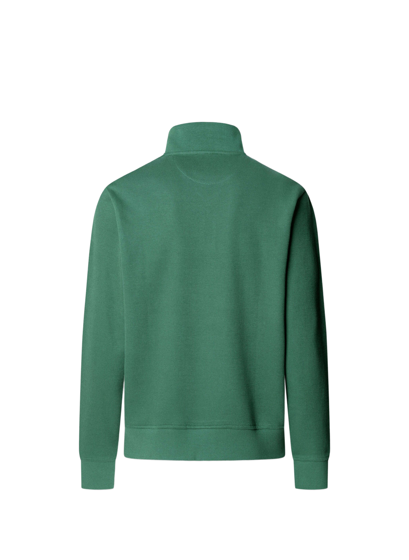 Gerader Sweatshirt mit Stehkragen aus Baumwolle FACONNABLE Grun