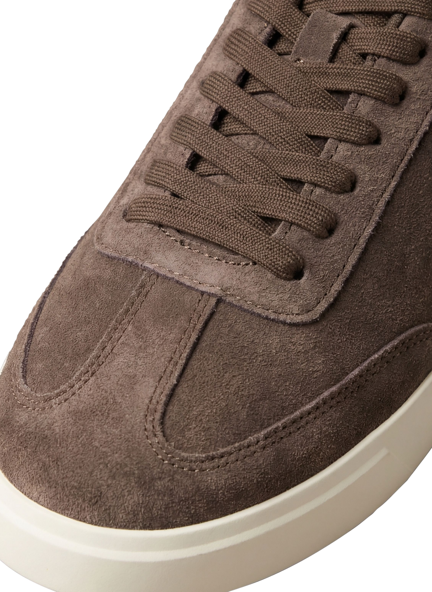 Zapatillas bajas de cuero gamuzado CALVIN KLEIN Marrón