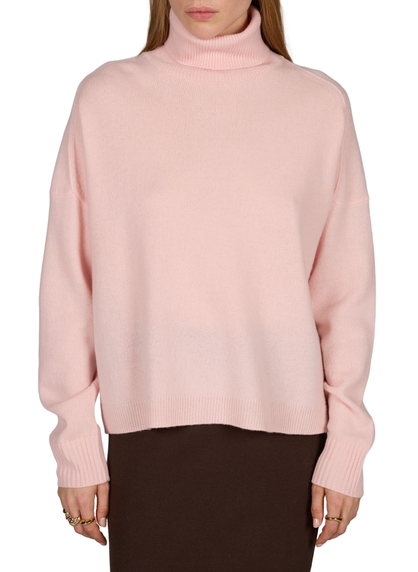 Wool turtleneck jumper CLOSED Pink