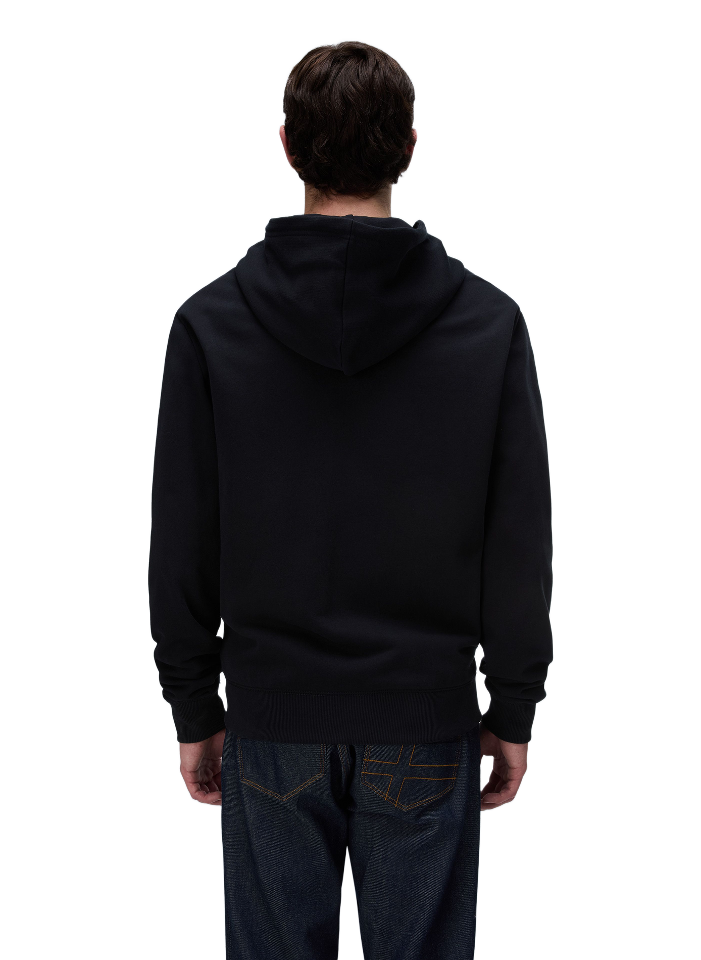 Cotton jersey zip-up cardigan NAPAPIJRI Black