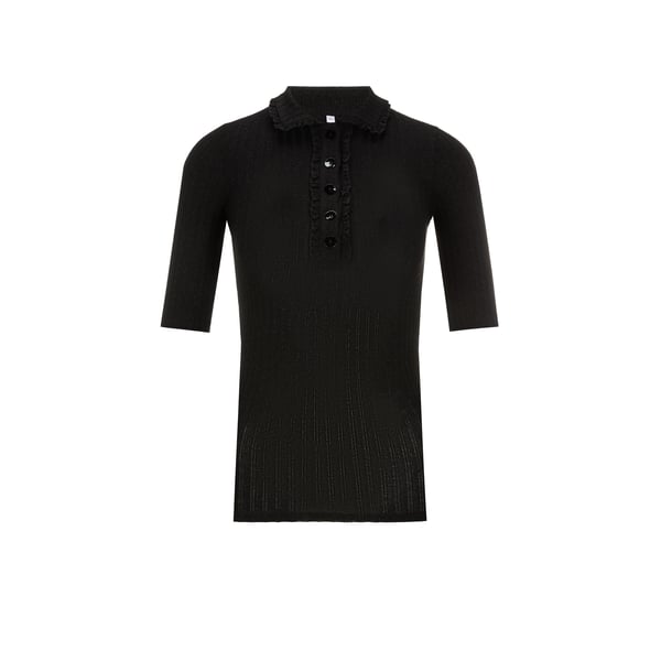 T-shirt en maille métallisée