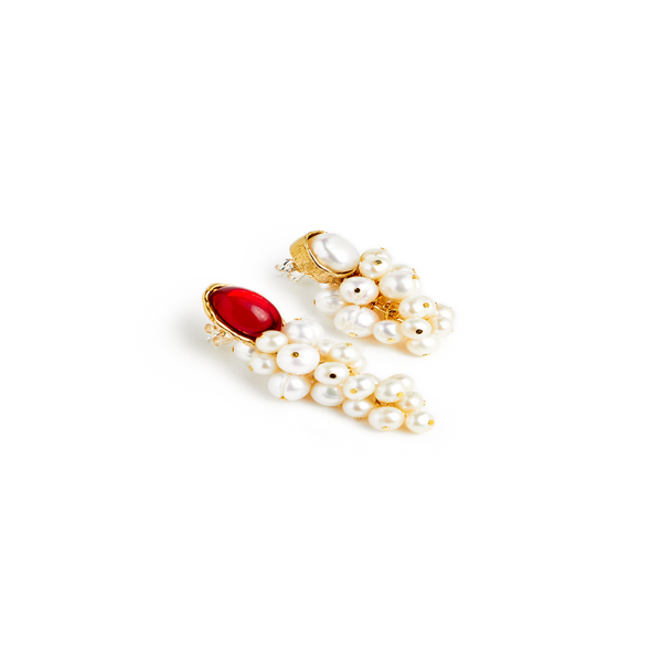 Anita Berisha Victorian Pearl Earrings