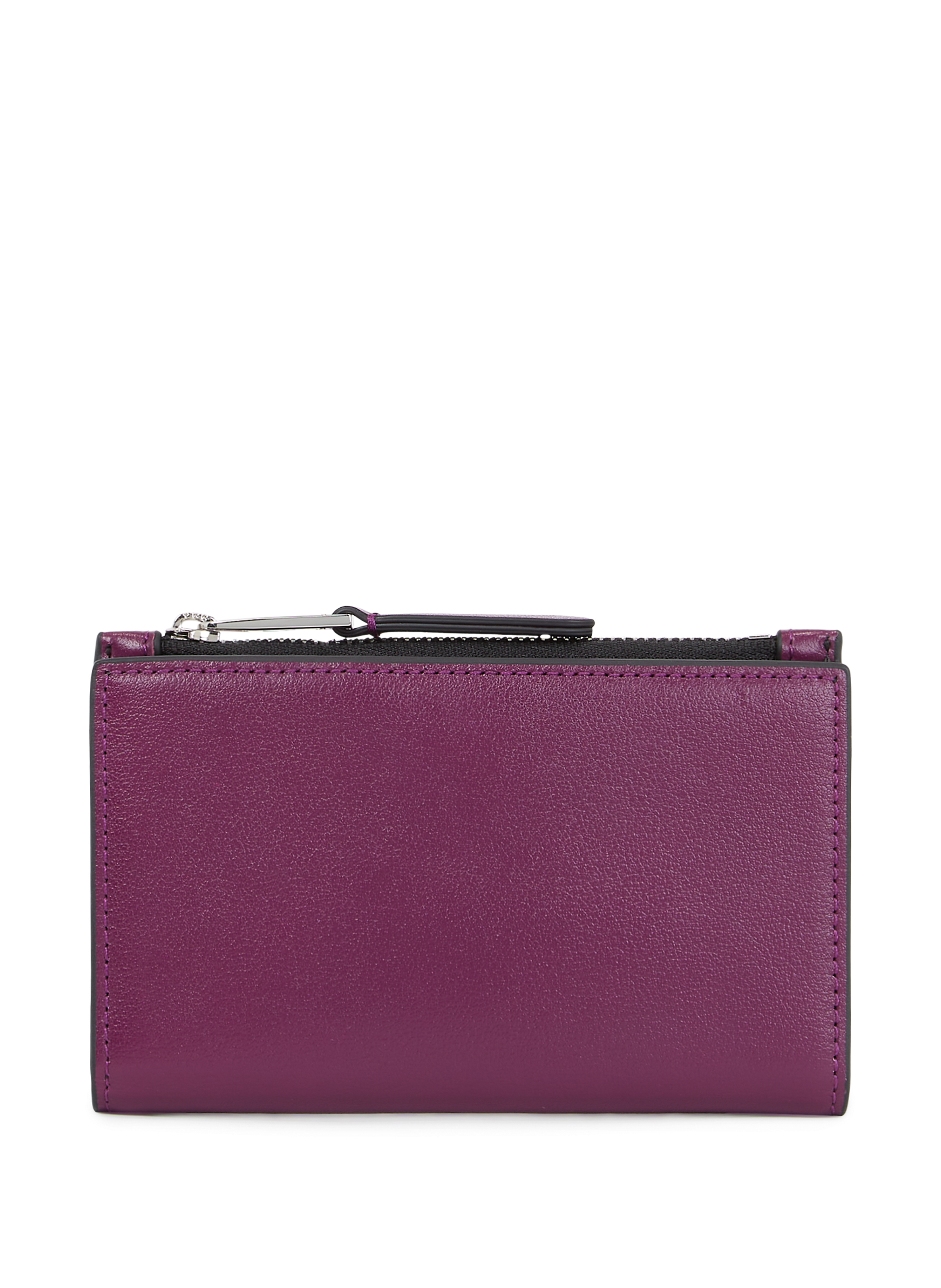 Porte-cartes à logo en cuir mélangé