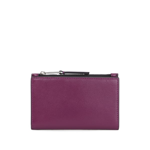 Porte-cartes à logo en cuir mélangé