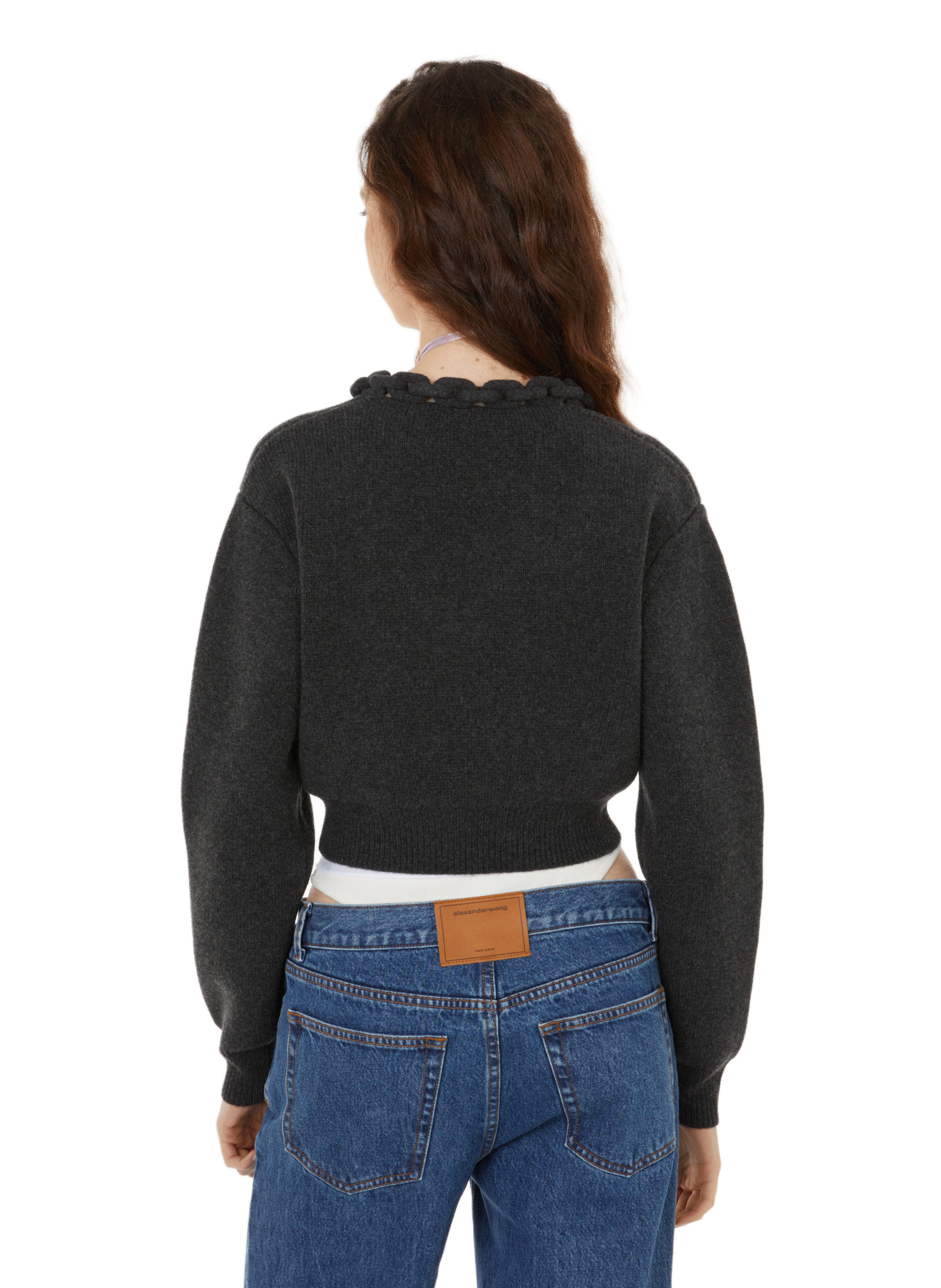 Pull en laine  ALEXANDER WANG Gris