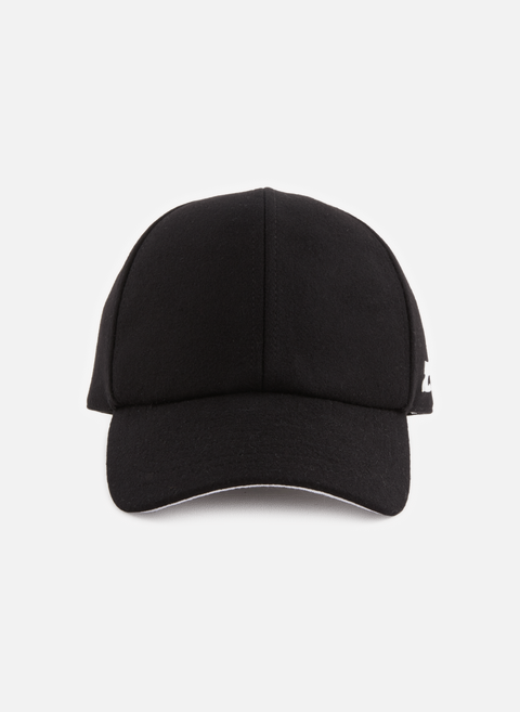 قبعة من مزيج الصوف باللون الأسودCOURRIGES 