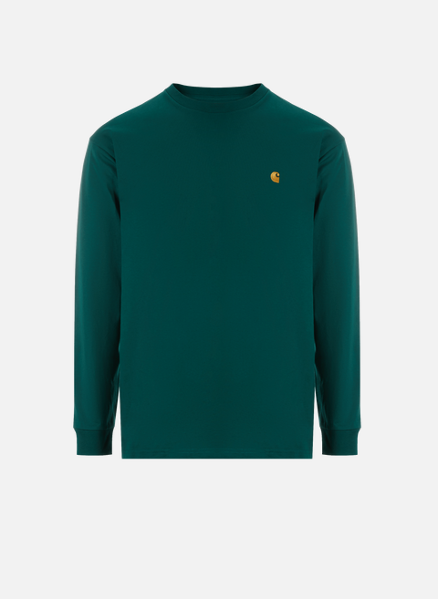 Plain long-sleeved t-shirt GreenCARHARTT WIP 