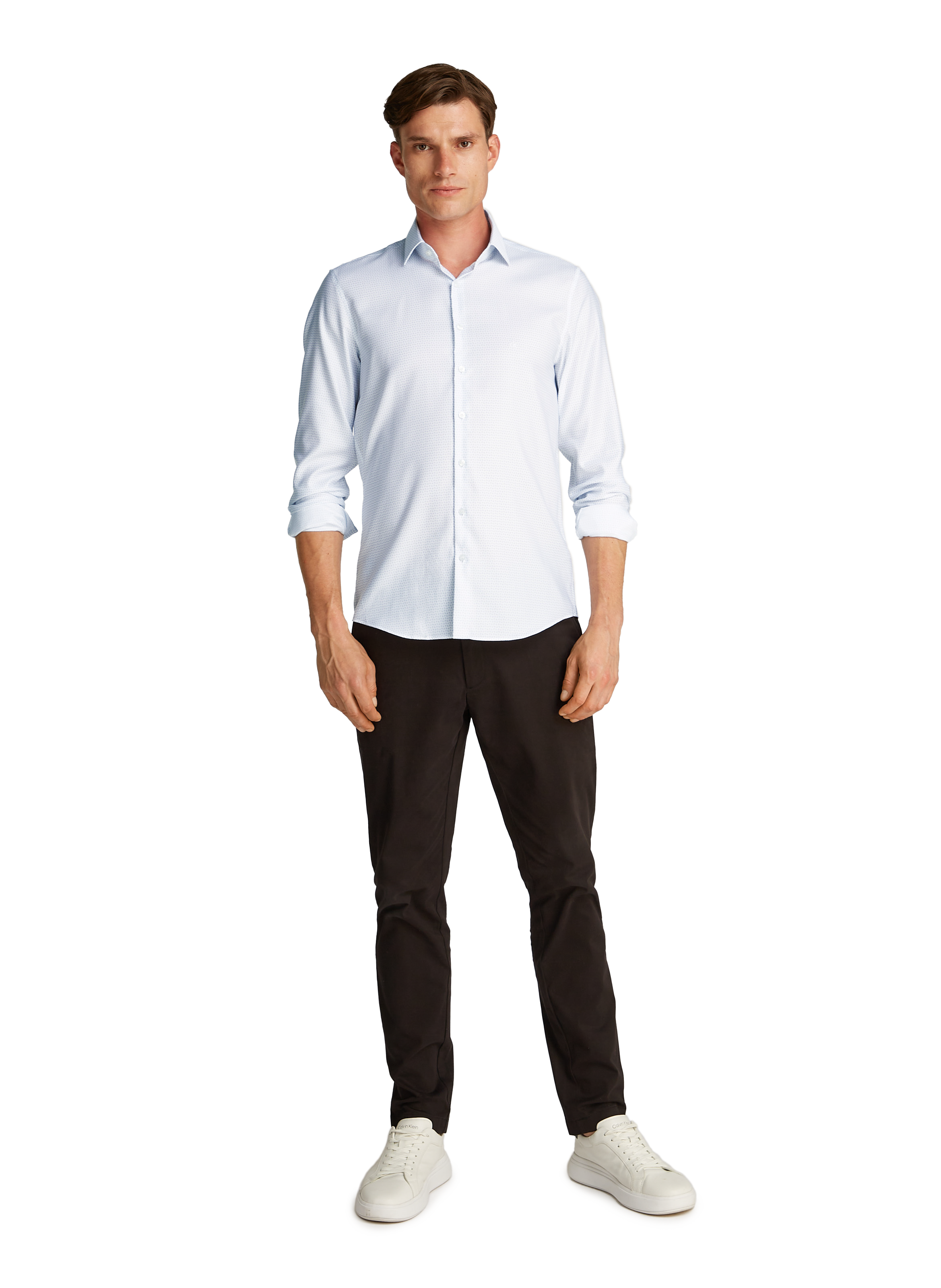 Chemise en coton CALVIN KLEIN Blanc