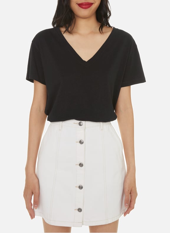 T-shirt uni Noir by DOCKERS DOCKERS T-shirt uni Noir