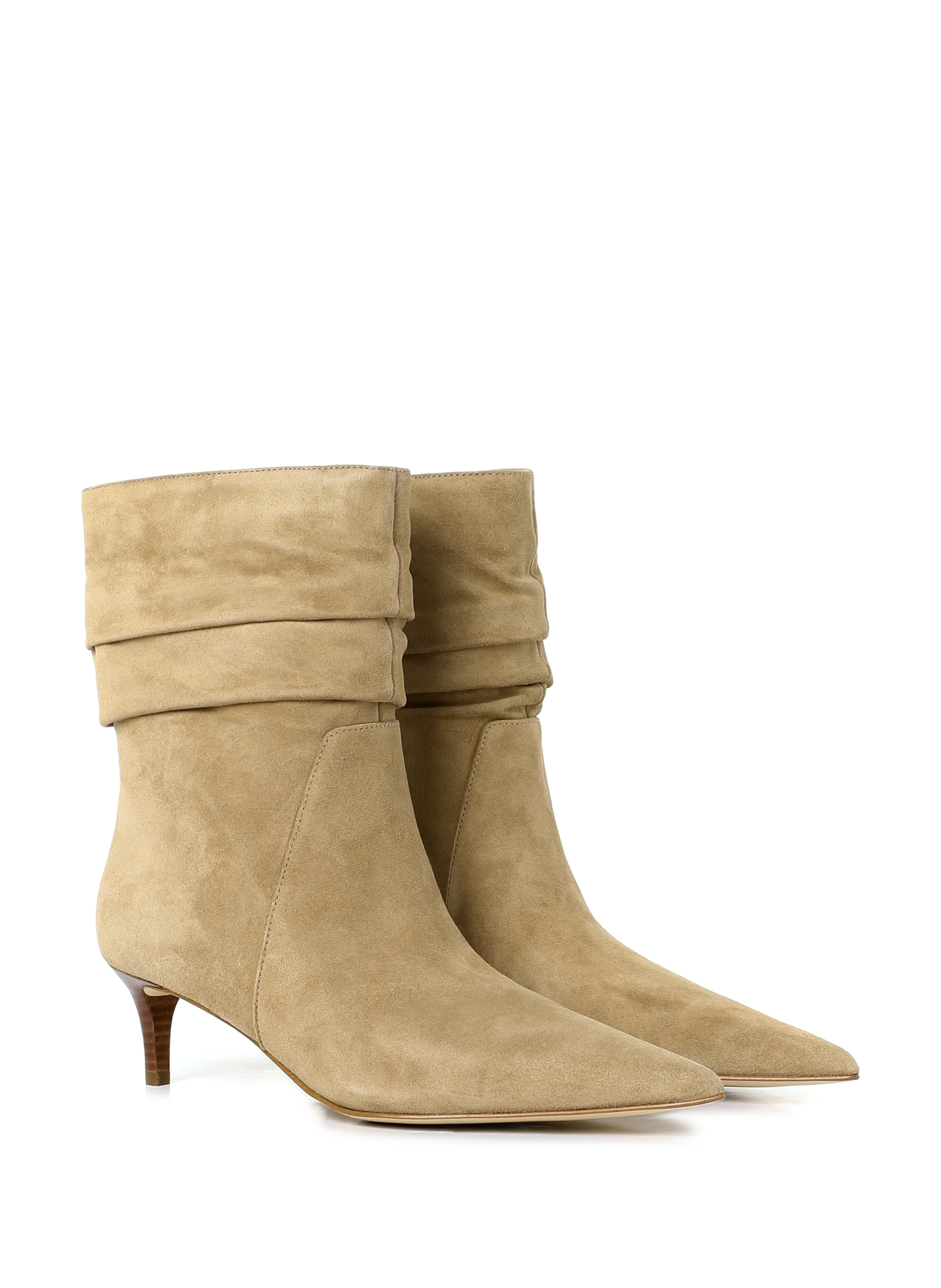 Suede leather ankle boots Dawn MICHAEL KORS Brown