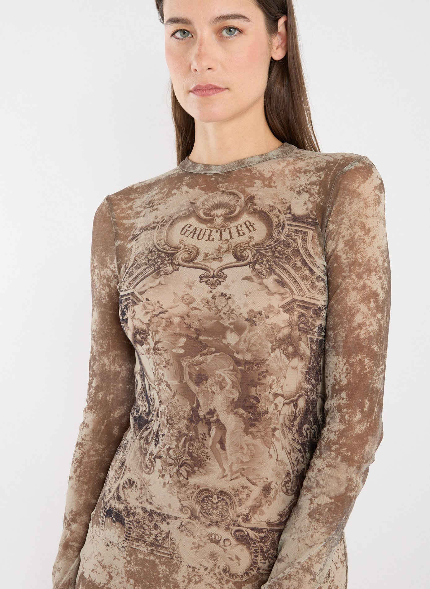 Printed maxi dress JEAN PAUL GAULTIER Multicolour