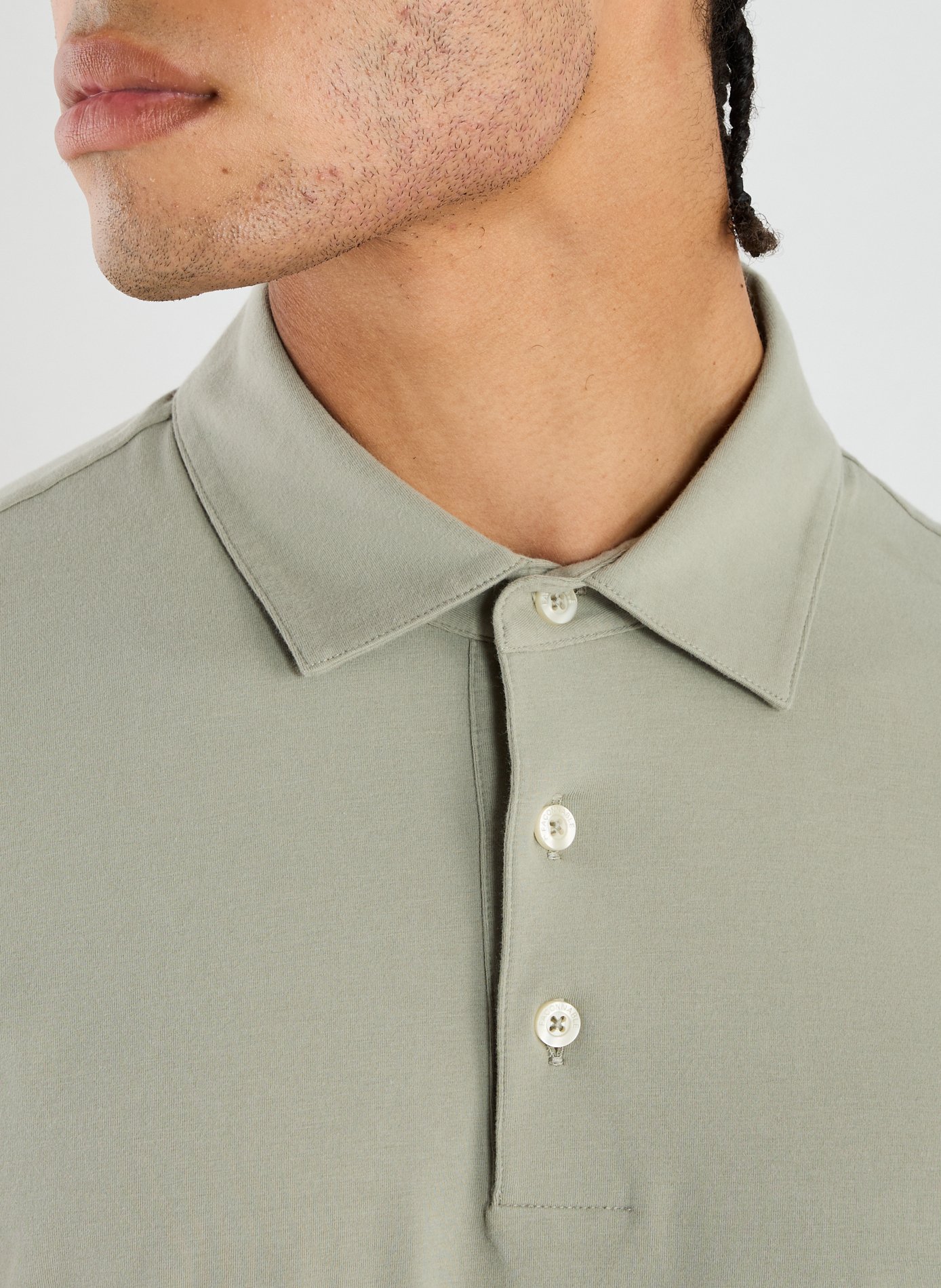  Cotton polo shirt  FACONNABLE Khaki