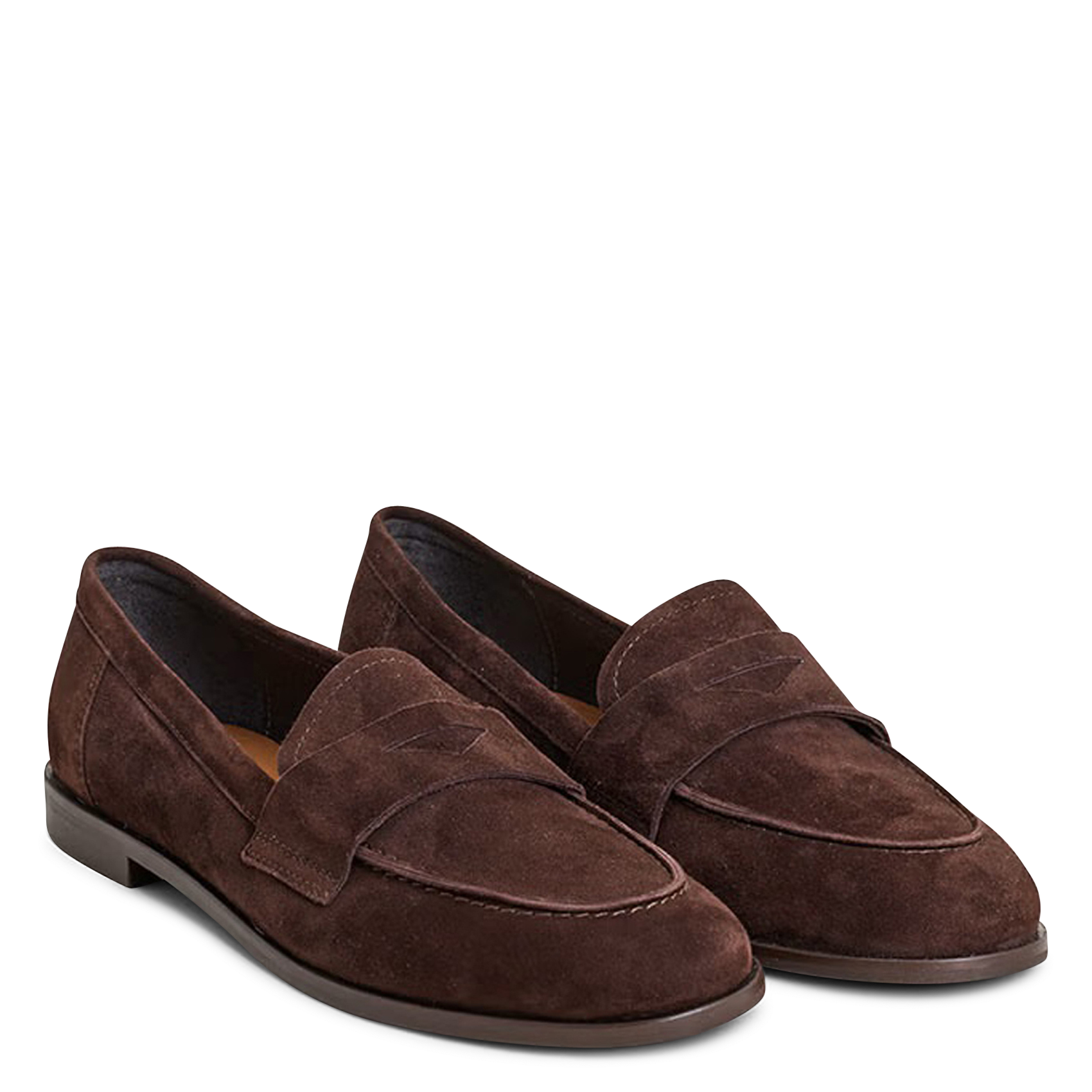 Mocassins en cuir velours thelma JONAK Marron