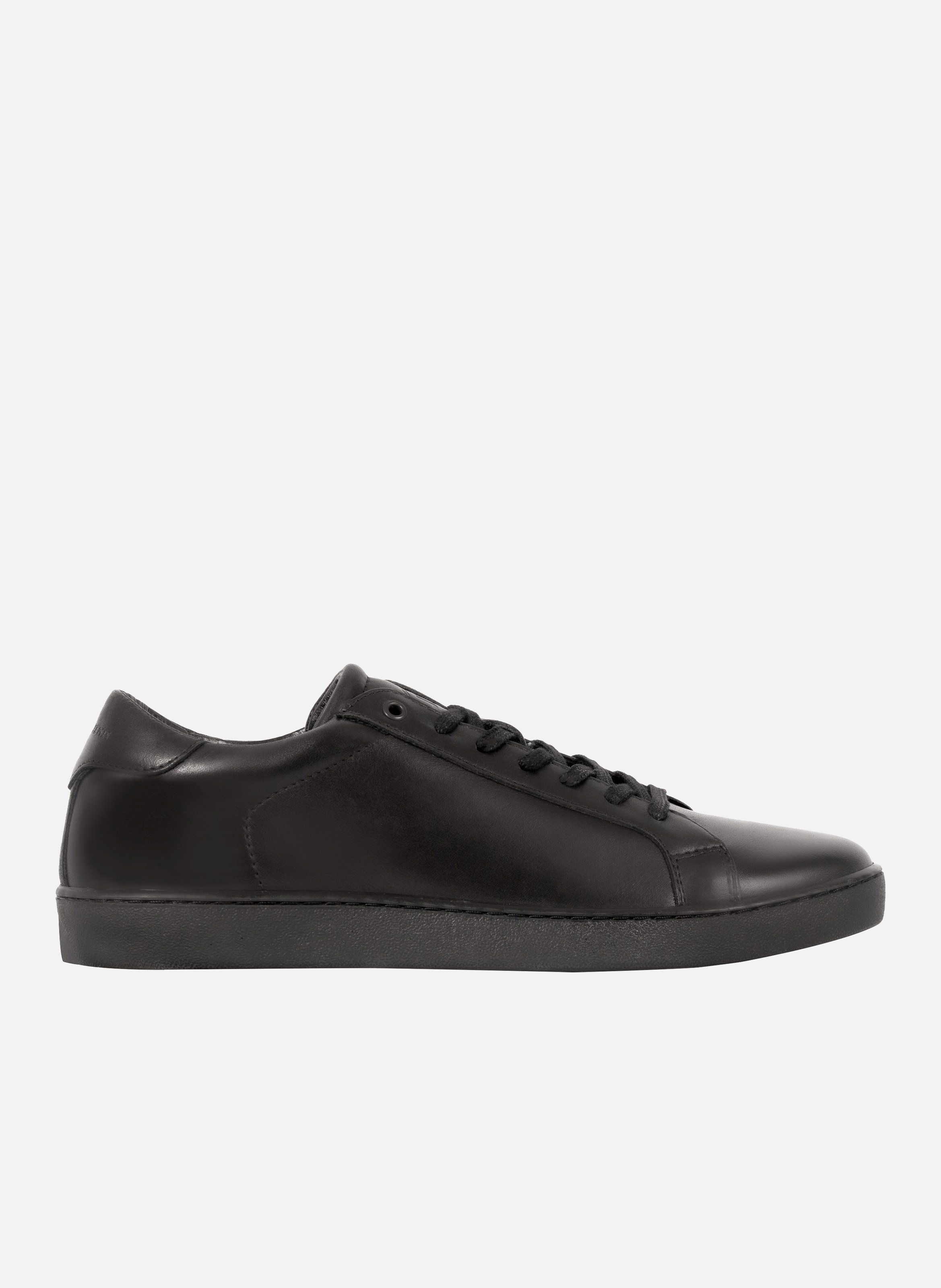 JULES & JENN Tennis lacet homme cuir Noir