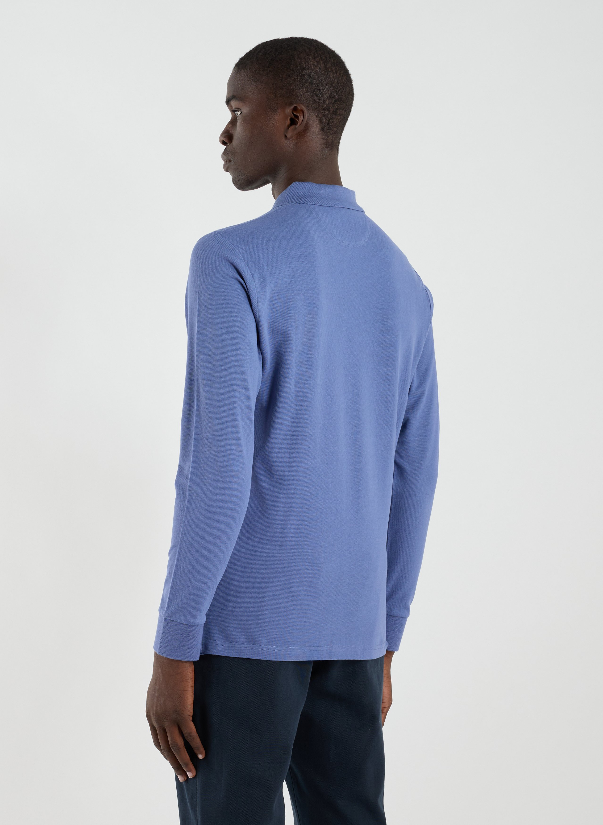 Long sleeve polo shirt HACKETT Blue