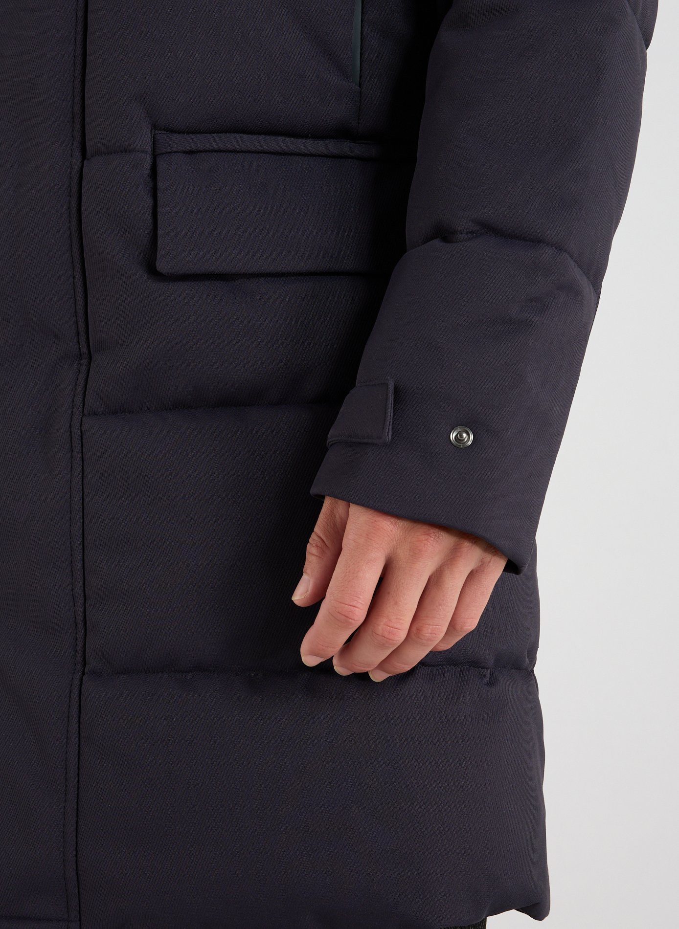 Doudoune droite Cosmos matelassée à capuche SAVE THE DUCK Bleu