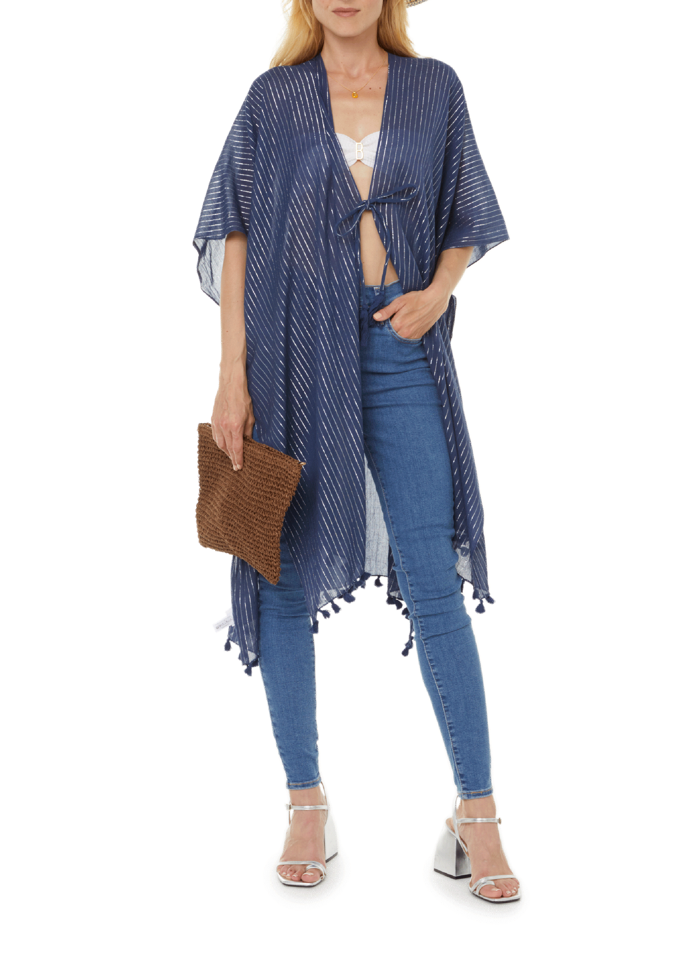Super-Skinny-Jeans mit hohem Bund LEVI'S Blau