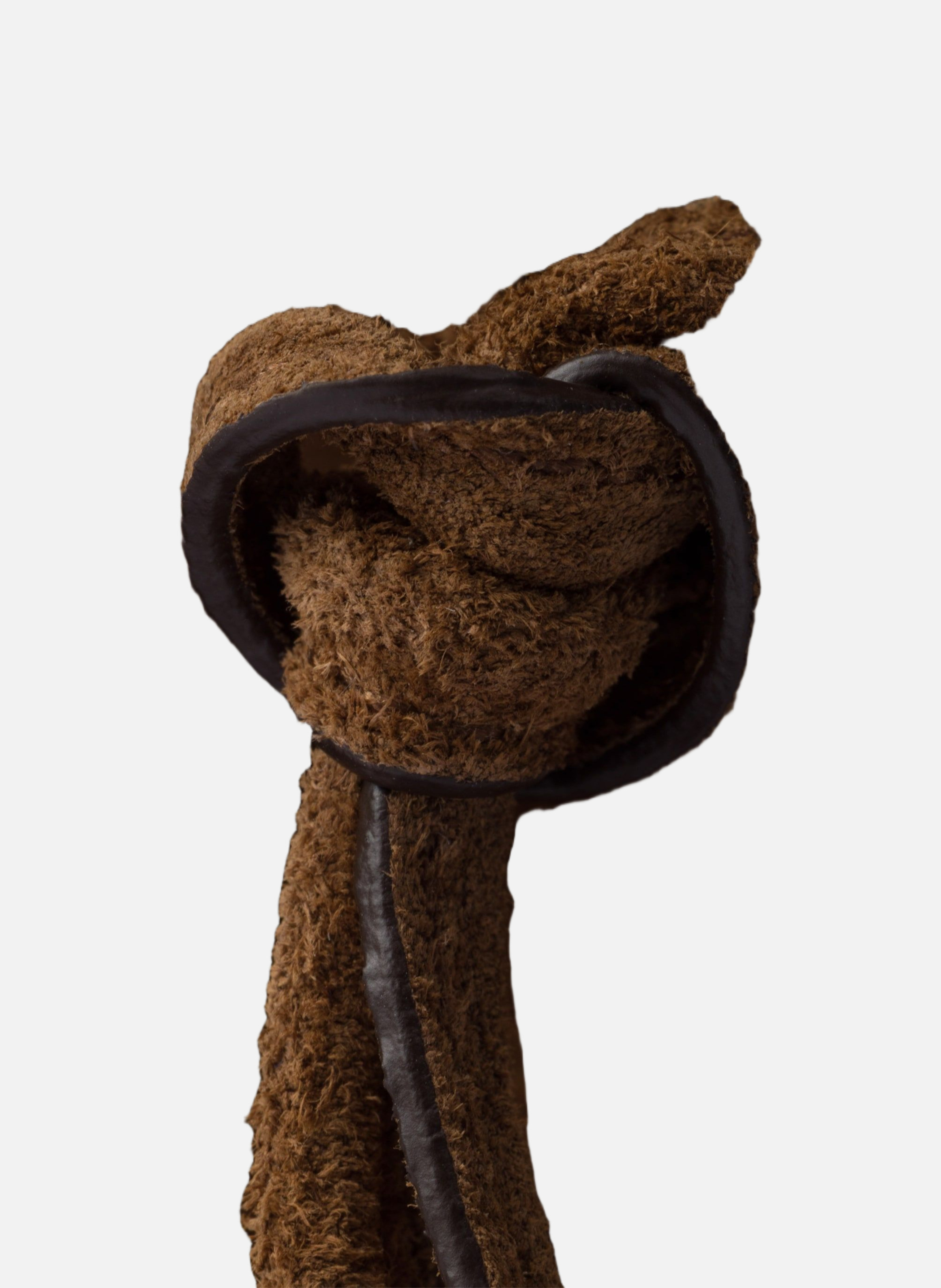 Petit sac porté épaule prada bonnie en daim PRADA Marron