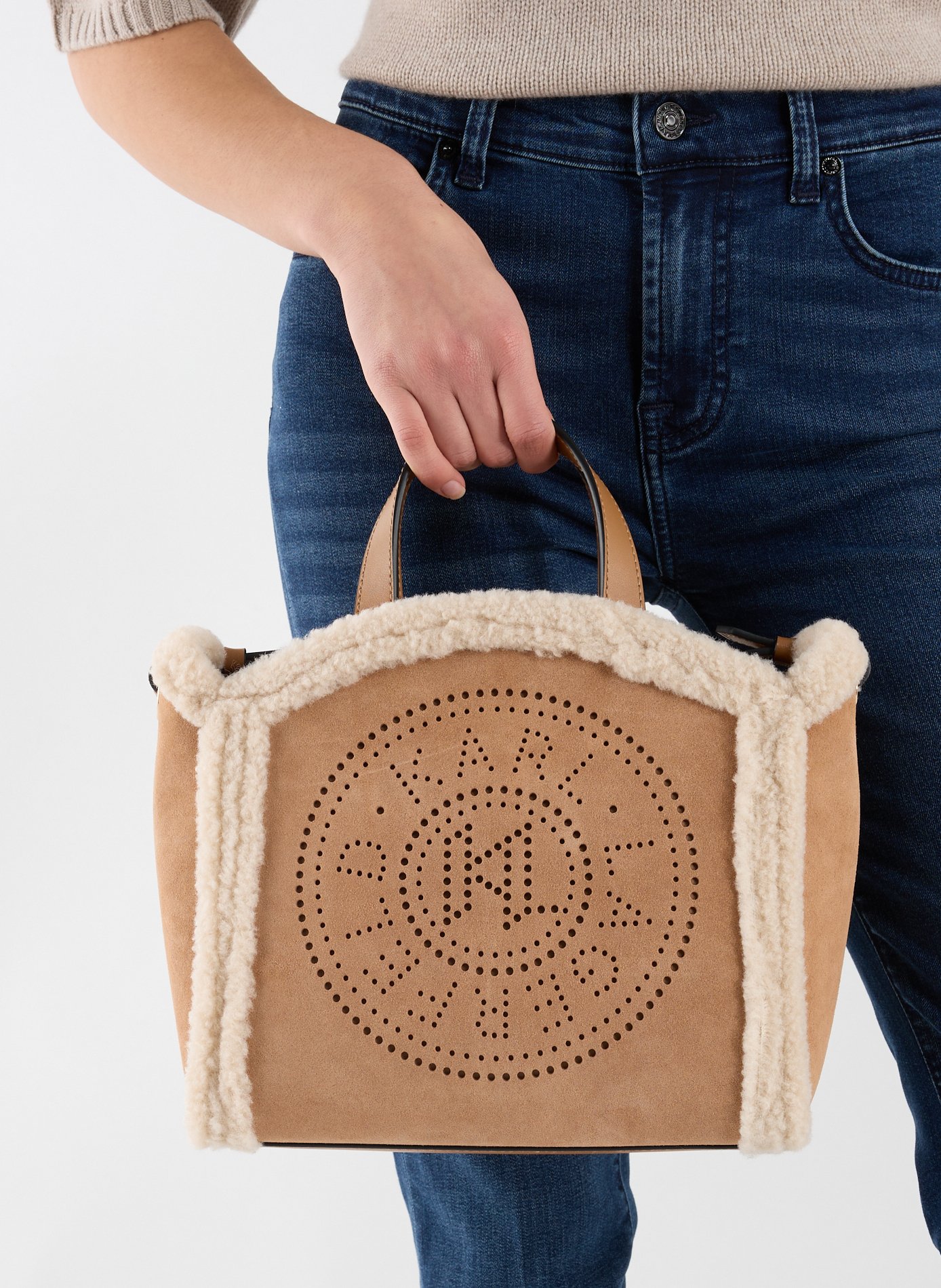 Sac à main K/Circle KARL LAGERFELD Marron