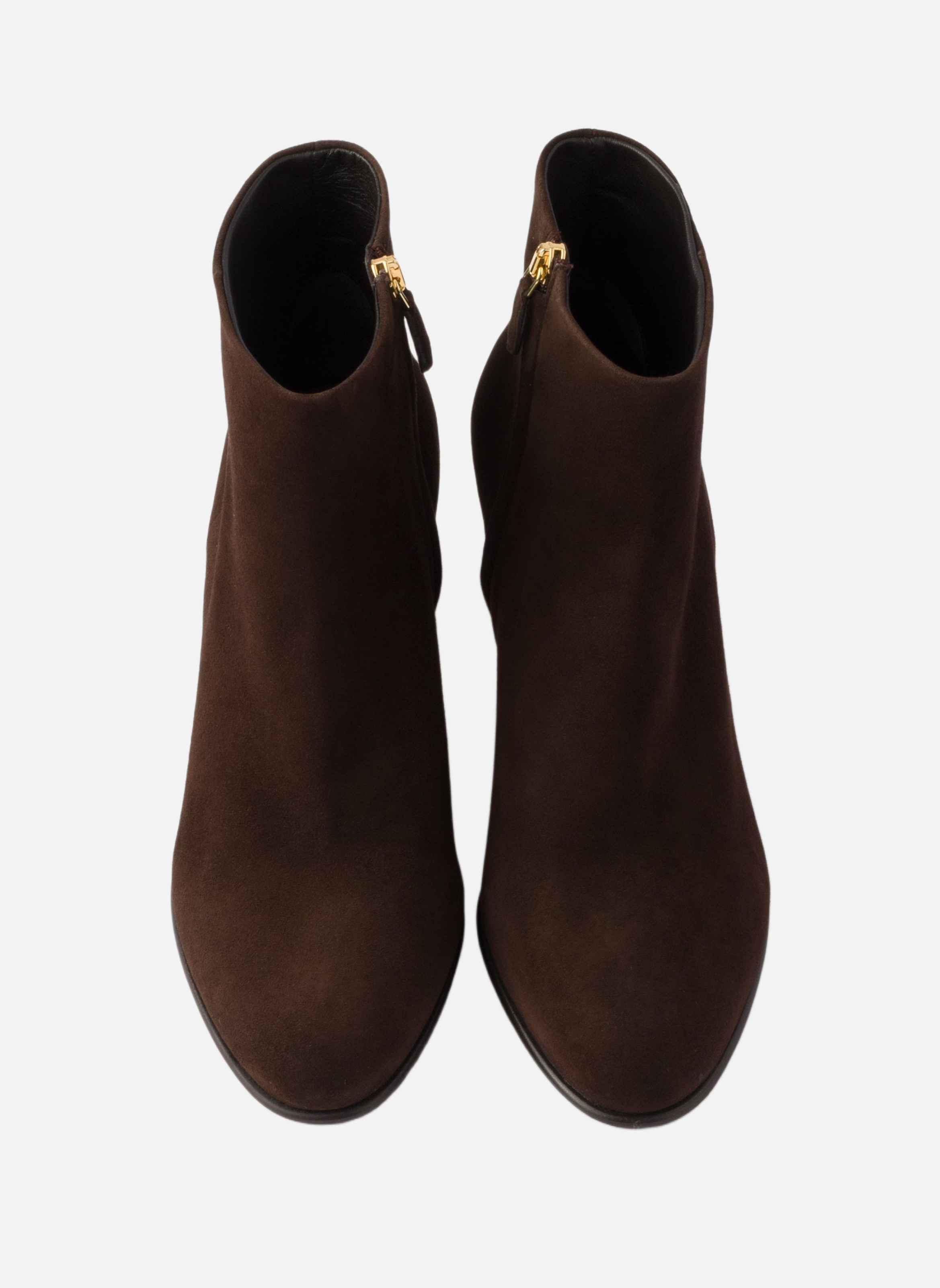 Bottines en cuir PRADA Noir