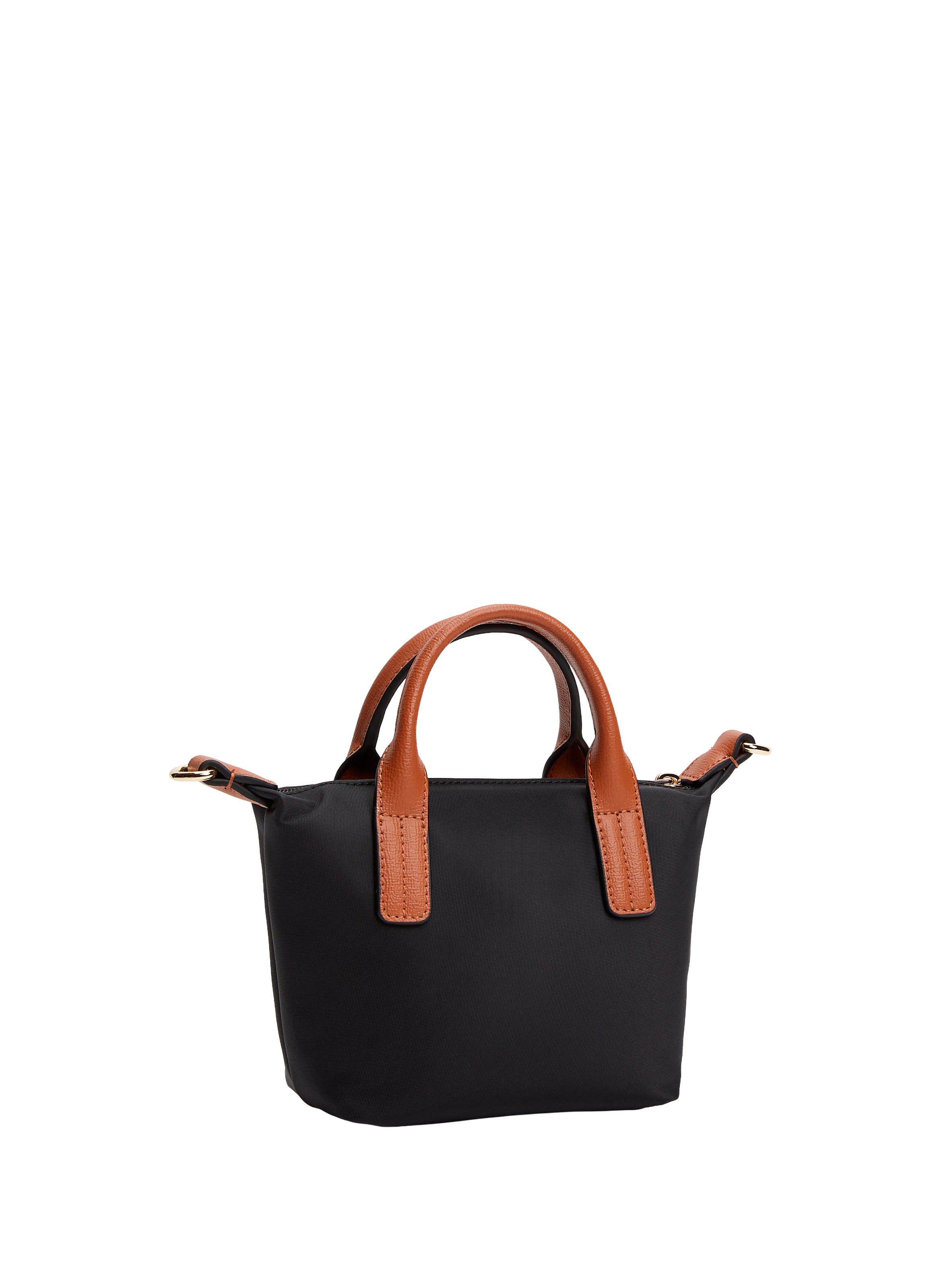 Small logo tote bag TOMMY HILFIGER Black