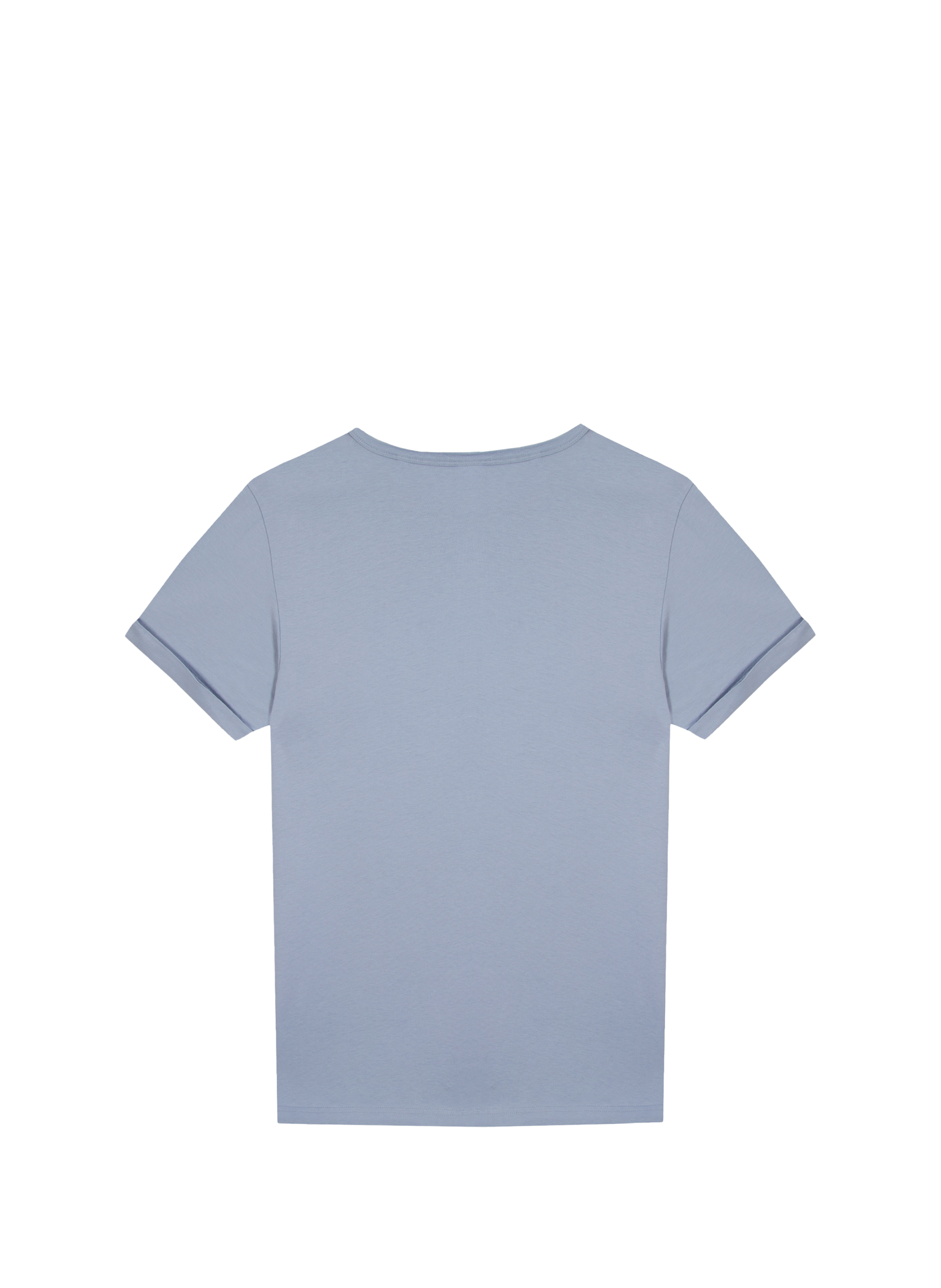 T-shirt Poitou brodé en coton biologique MAISON LABICHE Bleu
