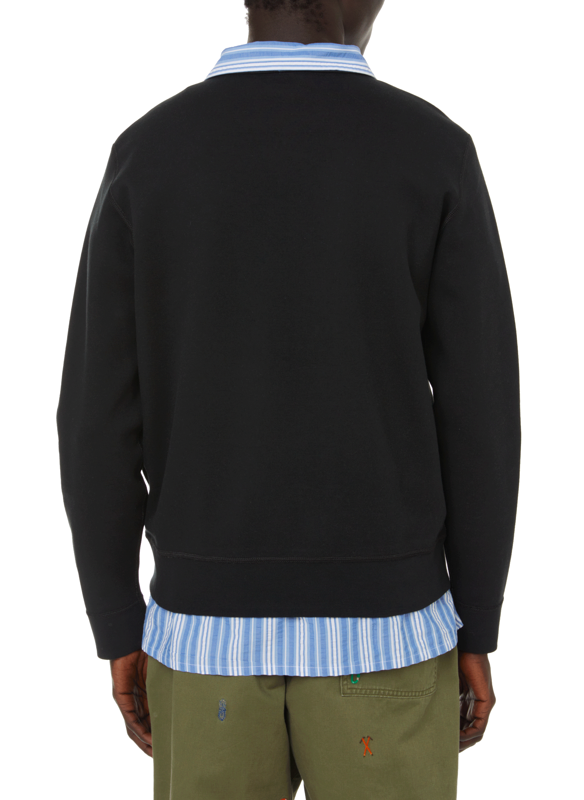 Plain sweatshirt Black