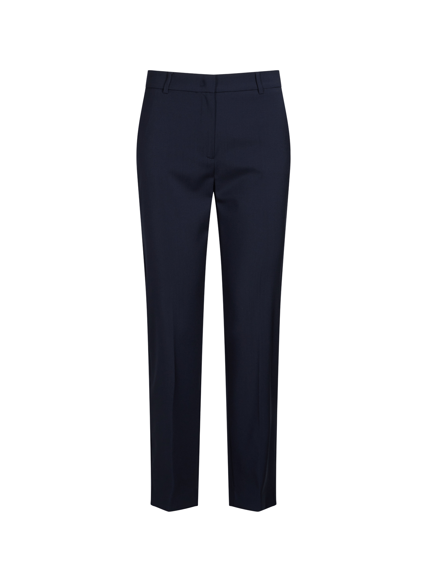 Pantalon uni en laine vierge MAX MARA WEEK END Bleu
