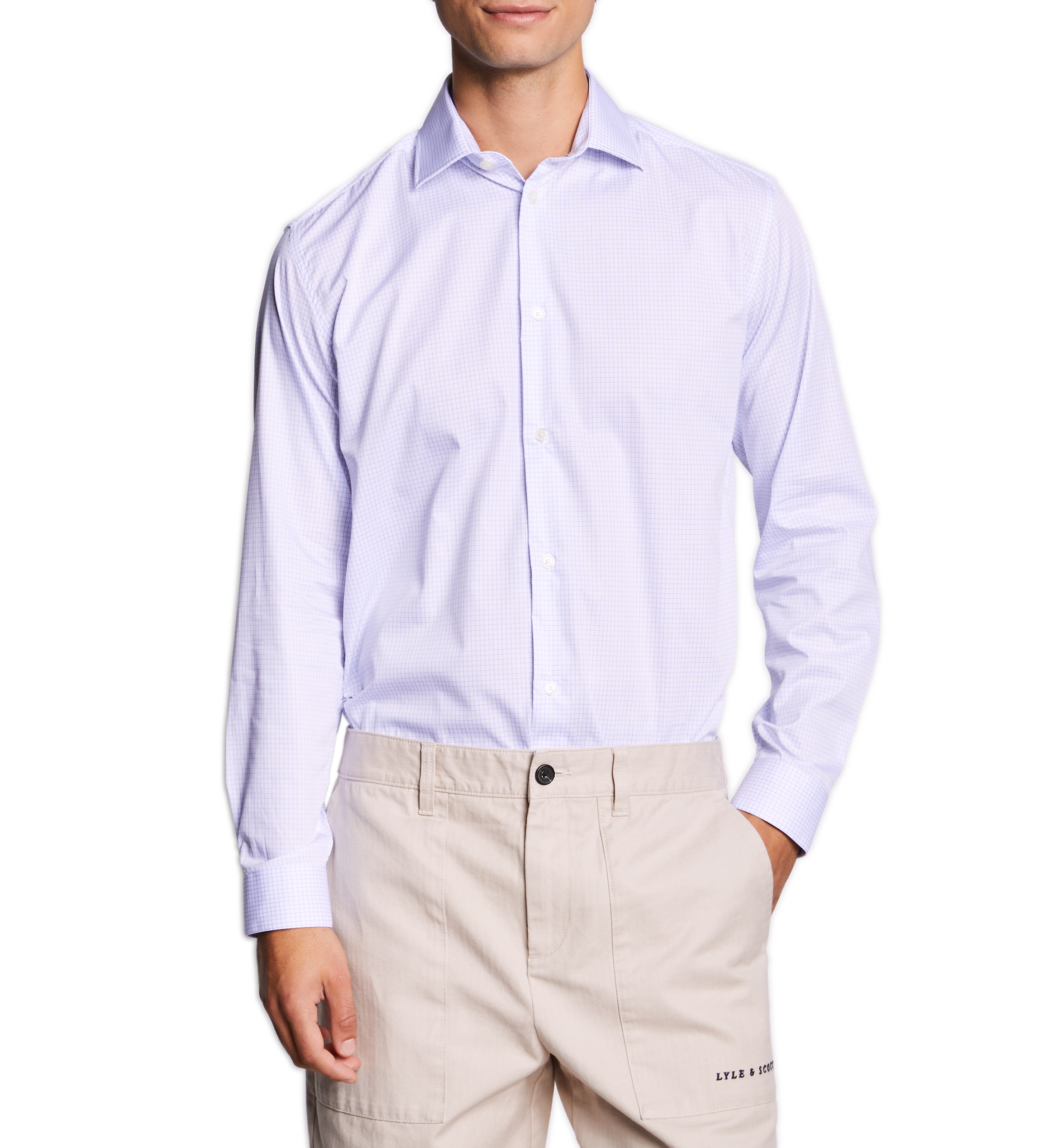 Checked shirt AU PRINTEMPS PARIS Blue