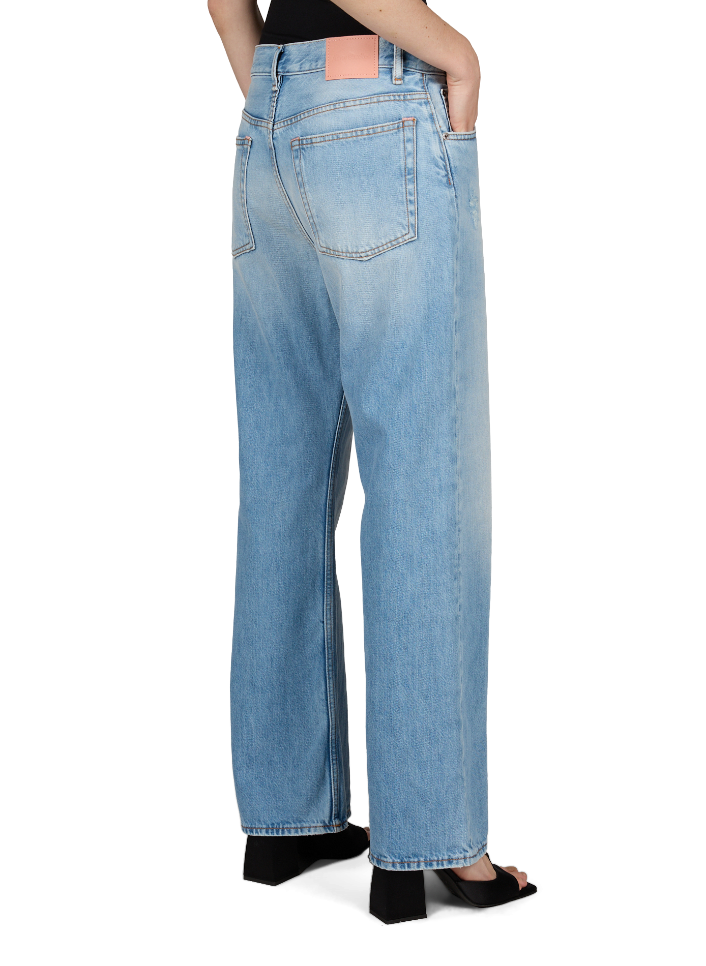 Slim-fit stretch cotton chinos ACNE STUDIOS Blue