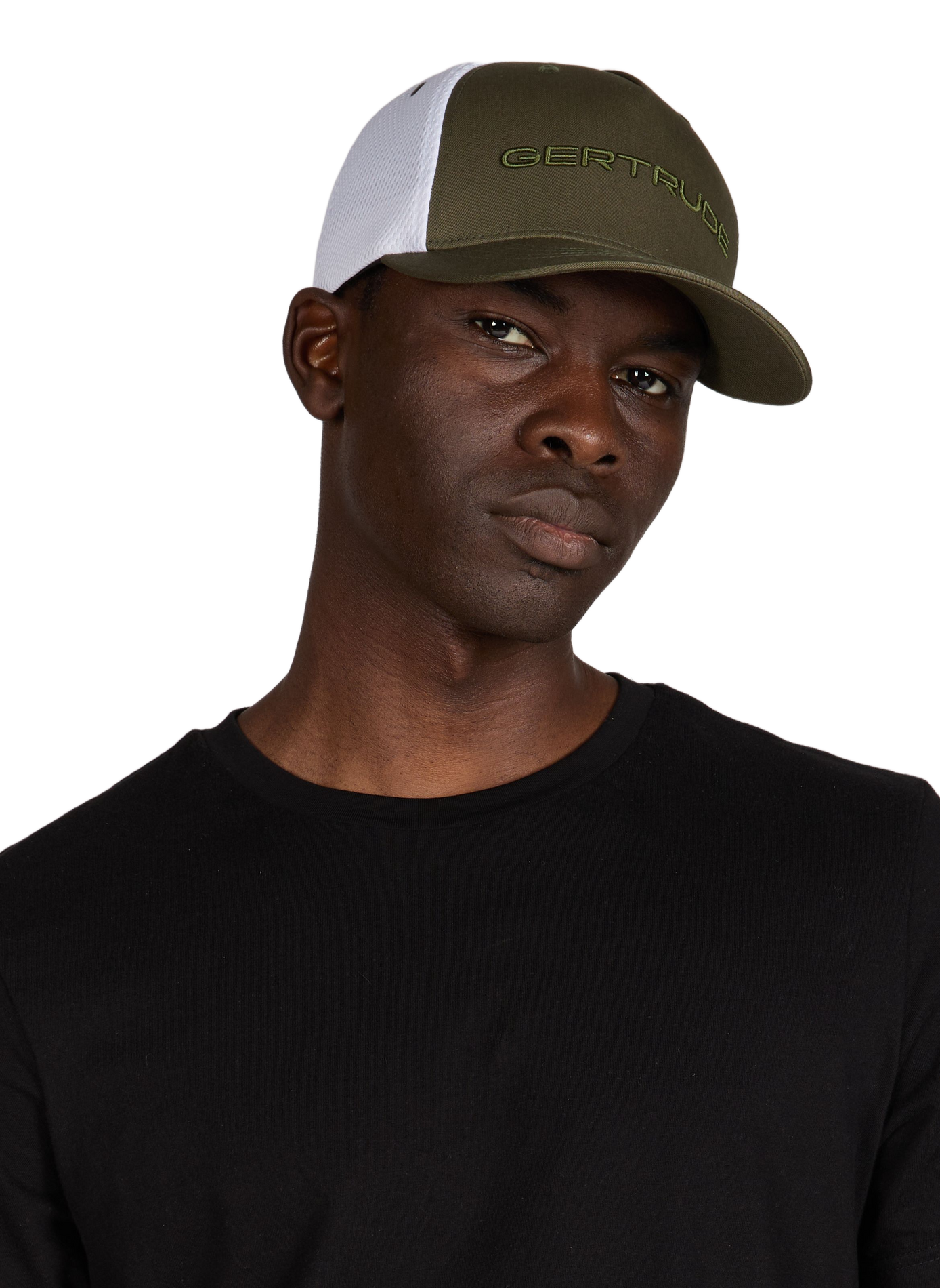 Benja mesh knit cap GERTRUDE ET GASTON Khaki