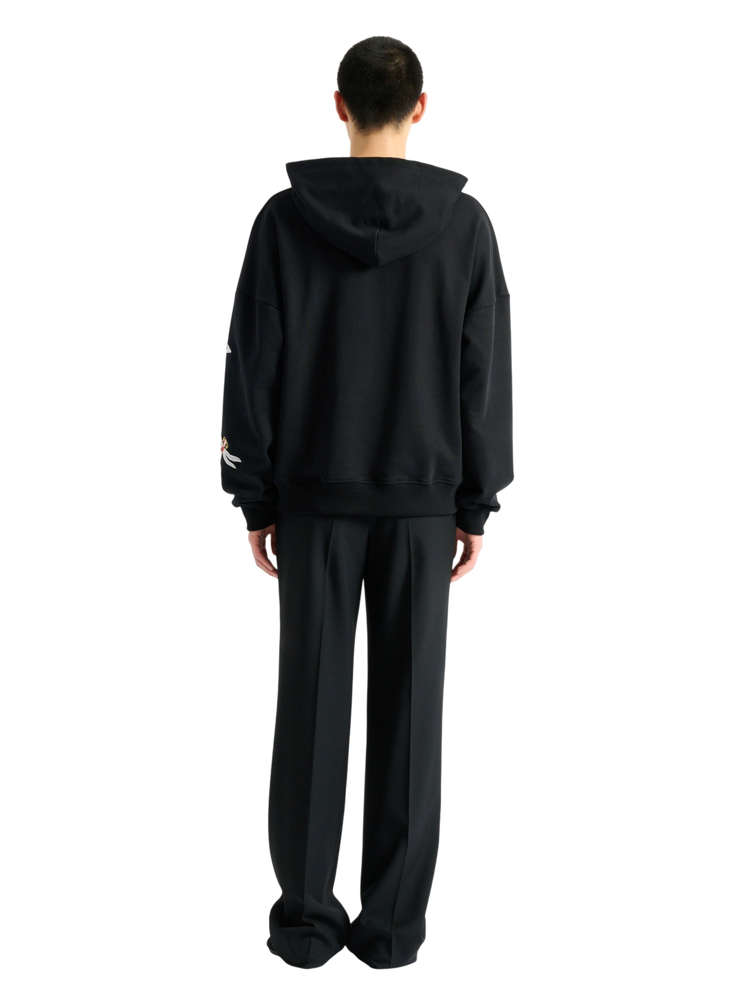 Hoodie balmain insect brodé BALMAIN Noir