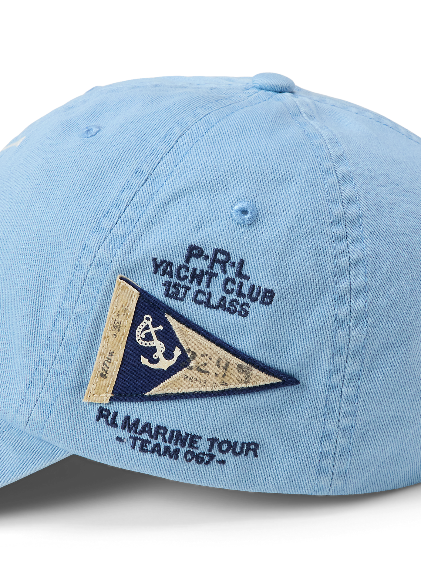Cotton baseball cap with embroidered logo  POLO RALPH LAUREN Blue