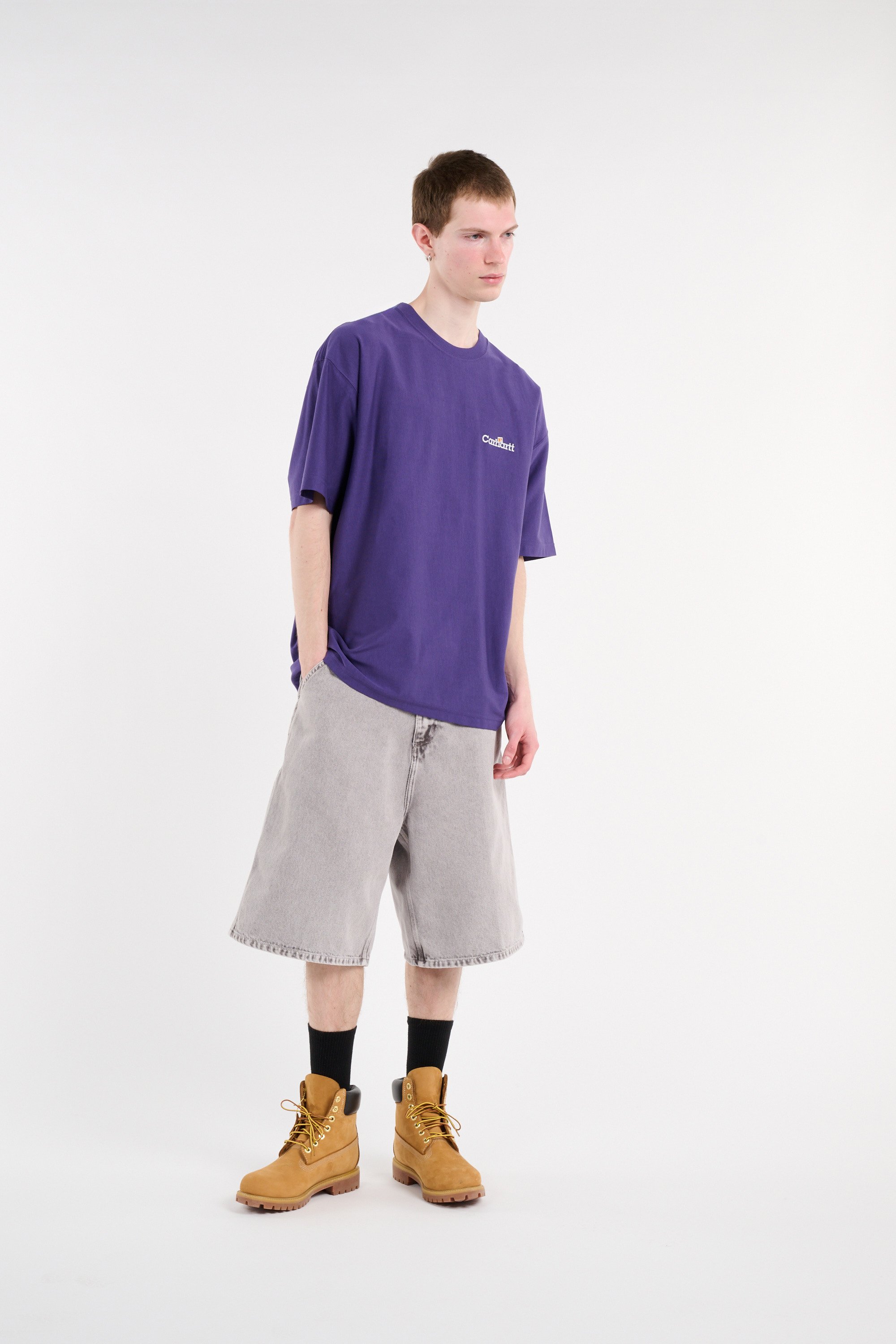 T-shirt s/s wip label t-shirt CARHARTT WIP Violet