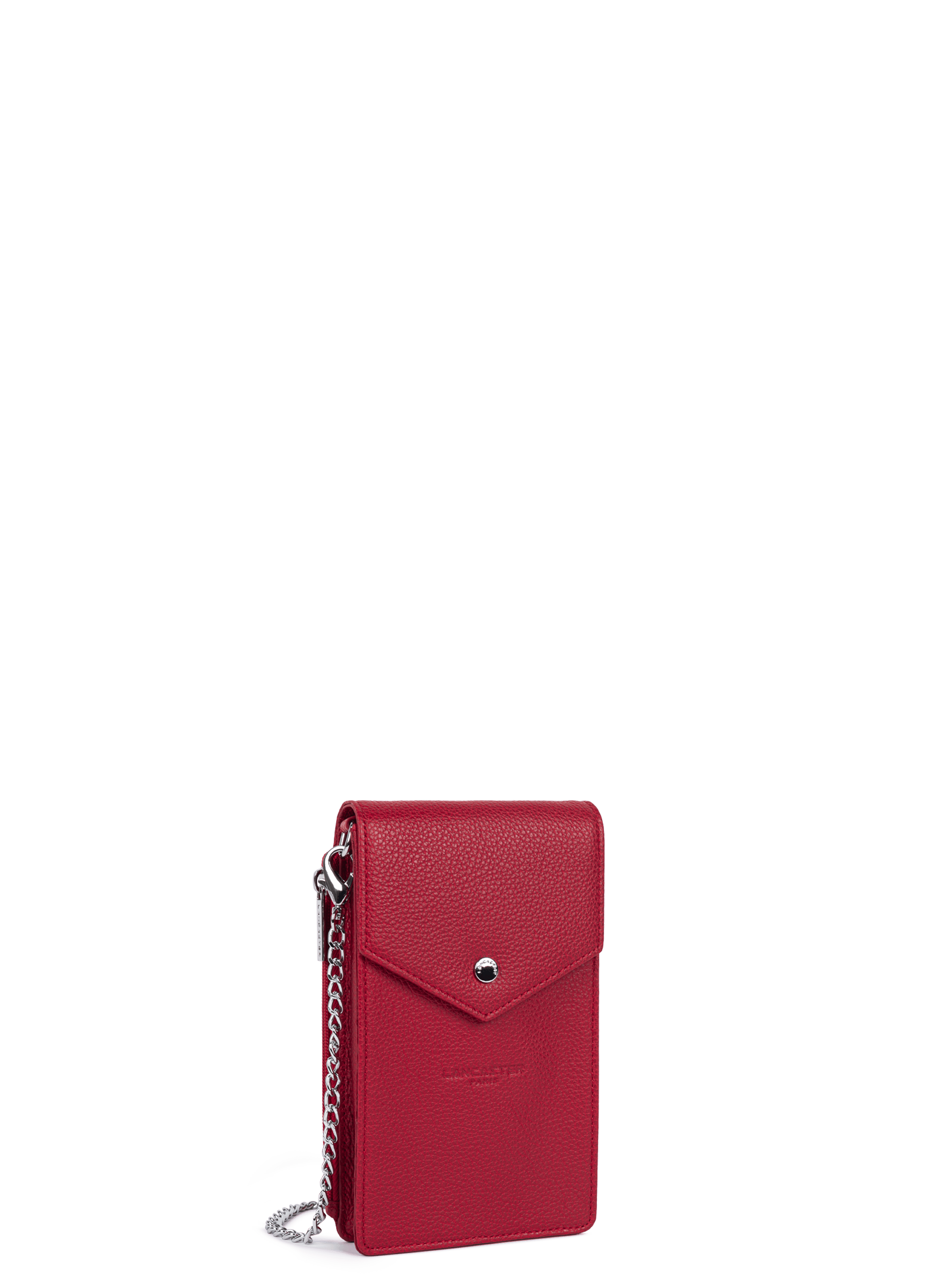 Pochette smartphone - foulonné pm LANCASTER Rouge