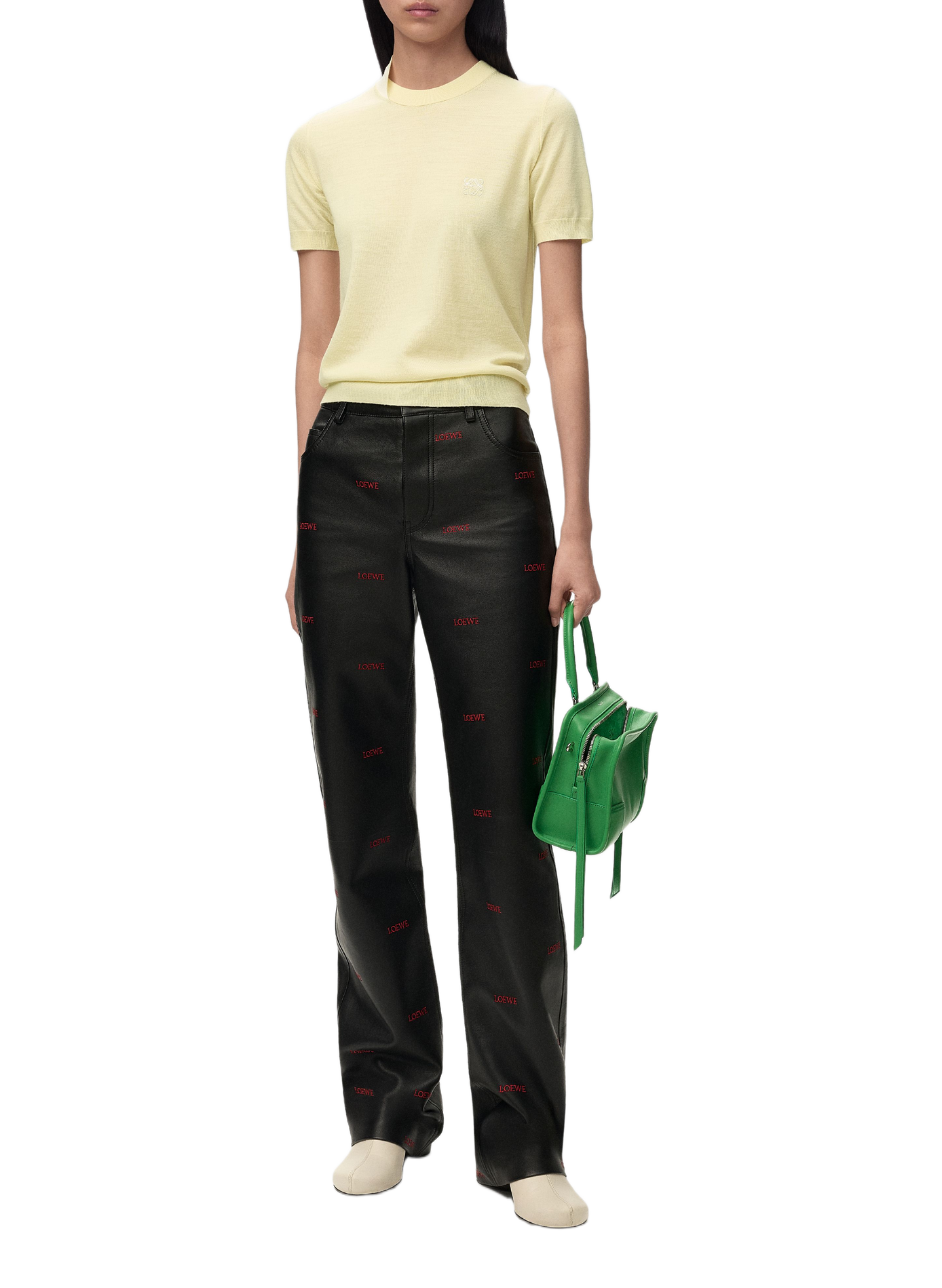 Merino wool sweater LOEWE Yellow