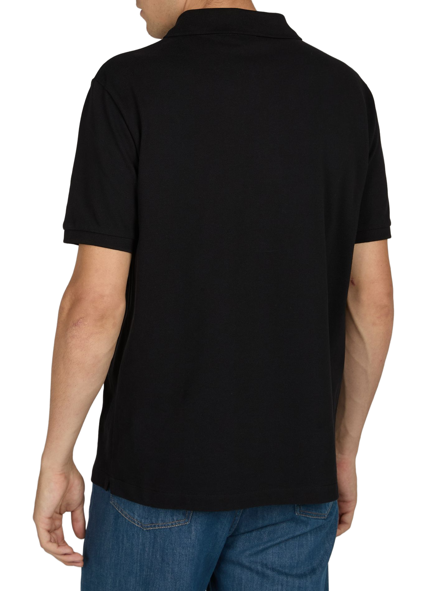 Polo droit en coton  A.P.C. Noir