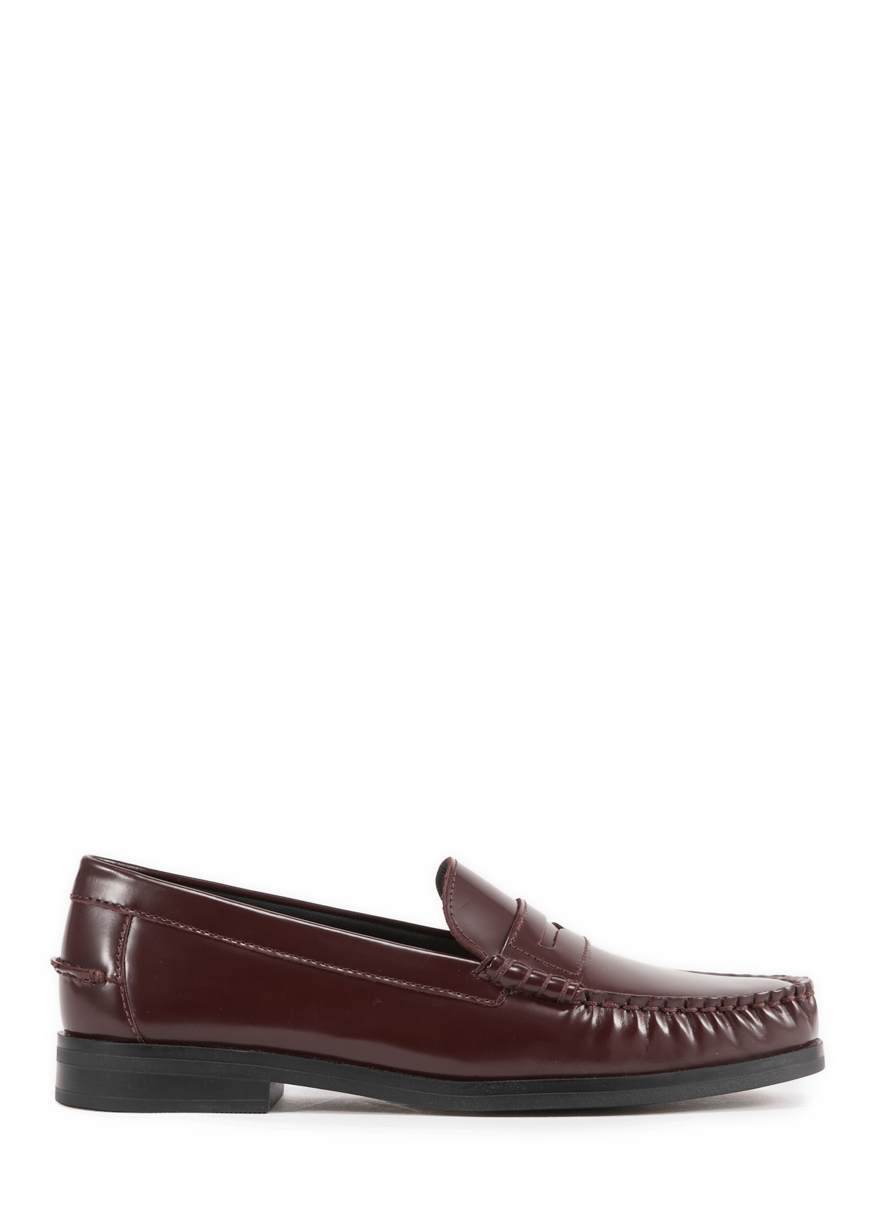 Mocassins en cuir  Wine
