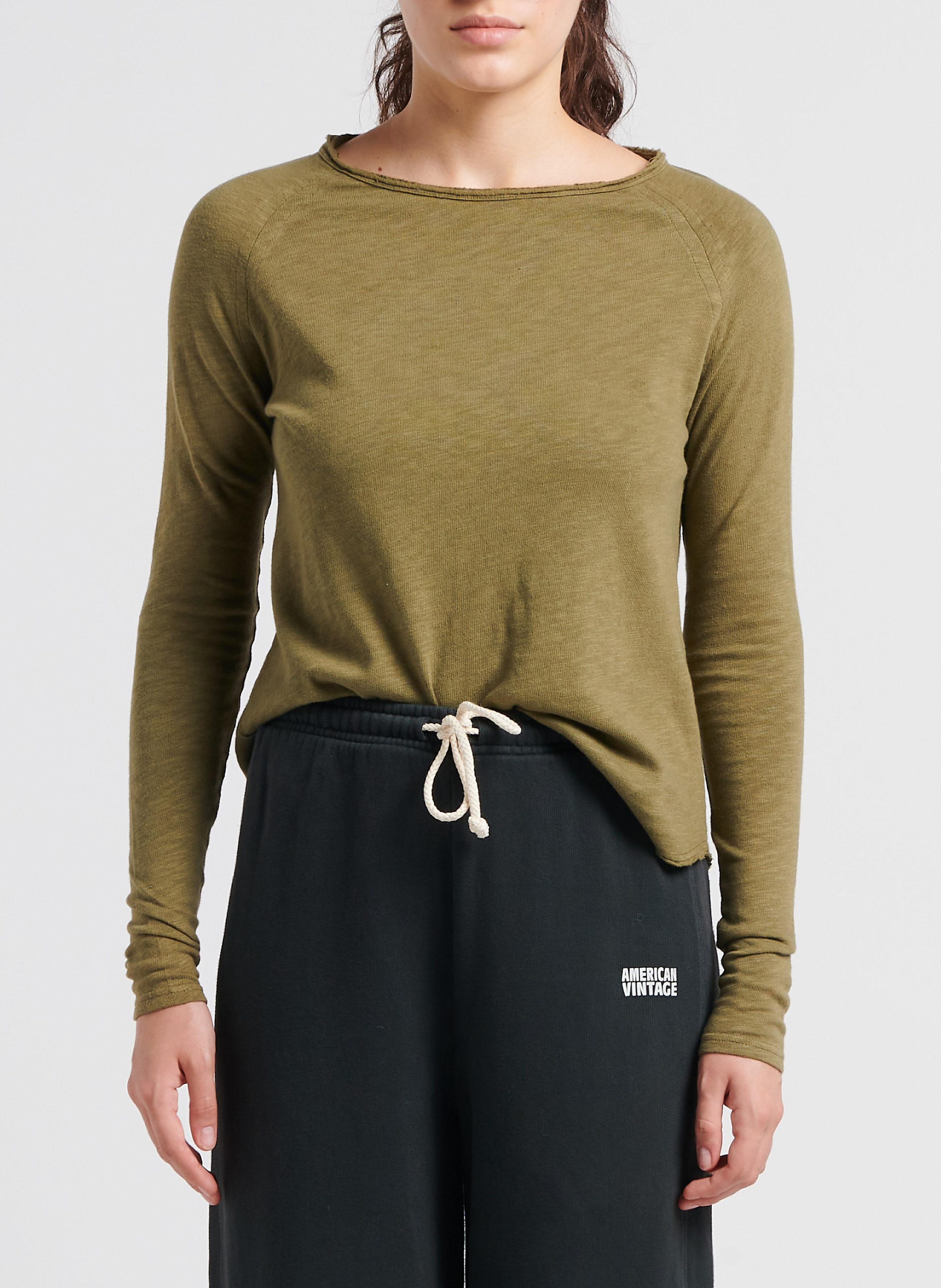 Tee-shirt col rond en coton sonoma  Buisson vintage