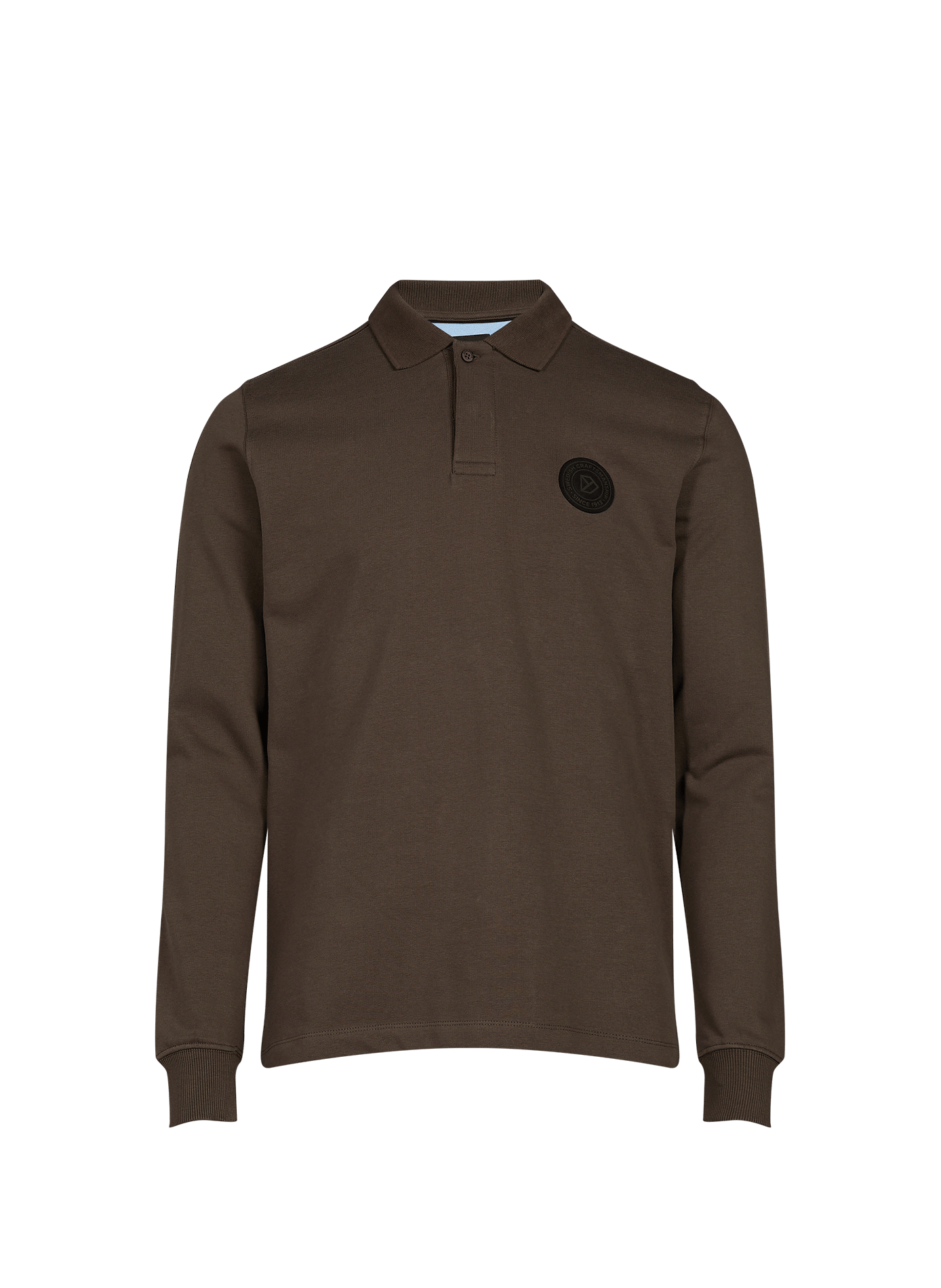 Polo droit en coton mélangé DIDRIKSONS Marron