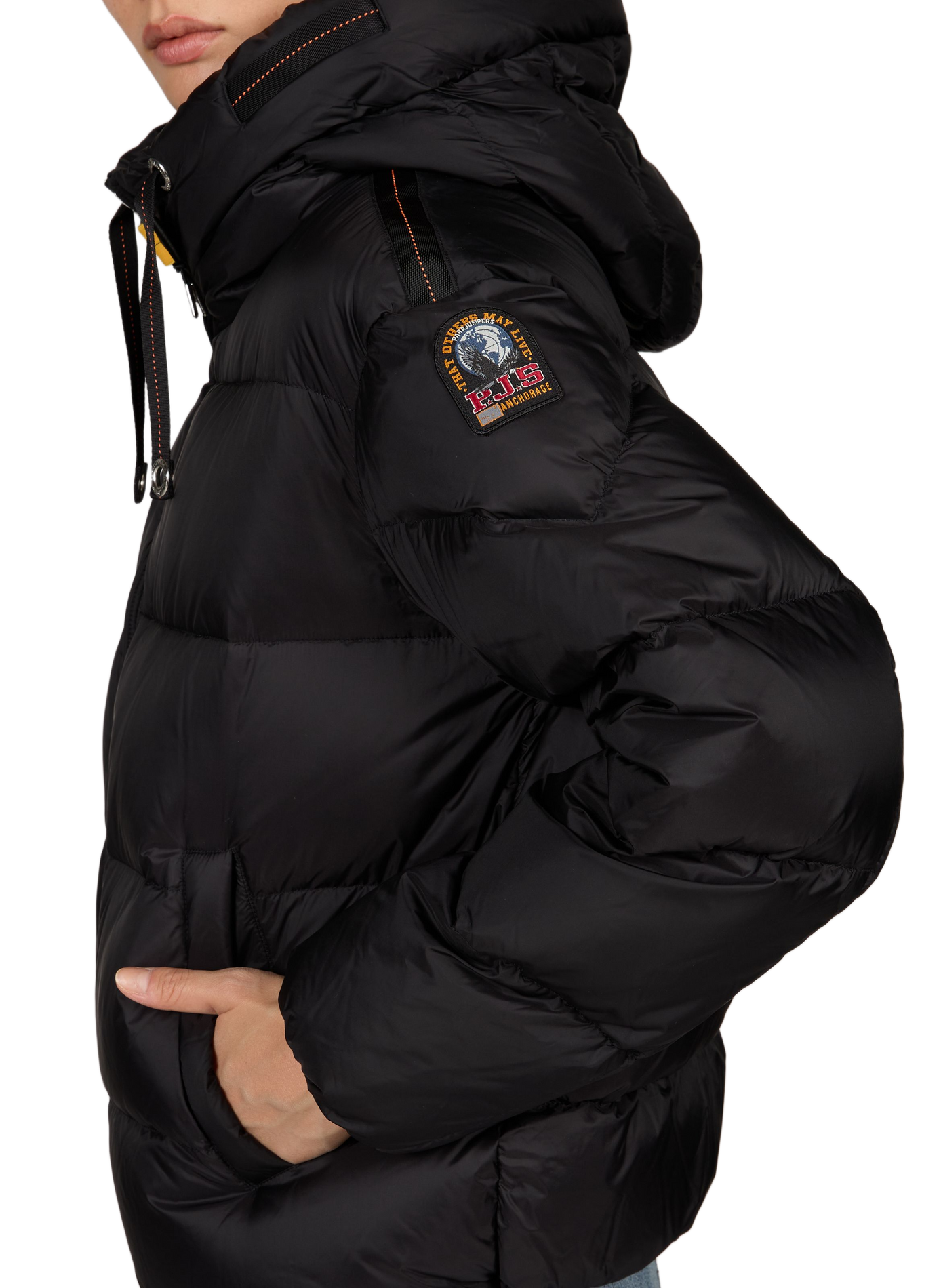 Oversize Daunenjacke mit Kapuze Tilly PARAJUMPERS Schwarz