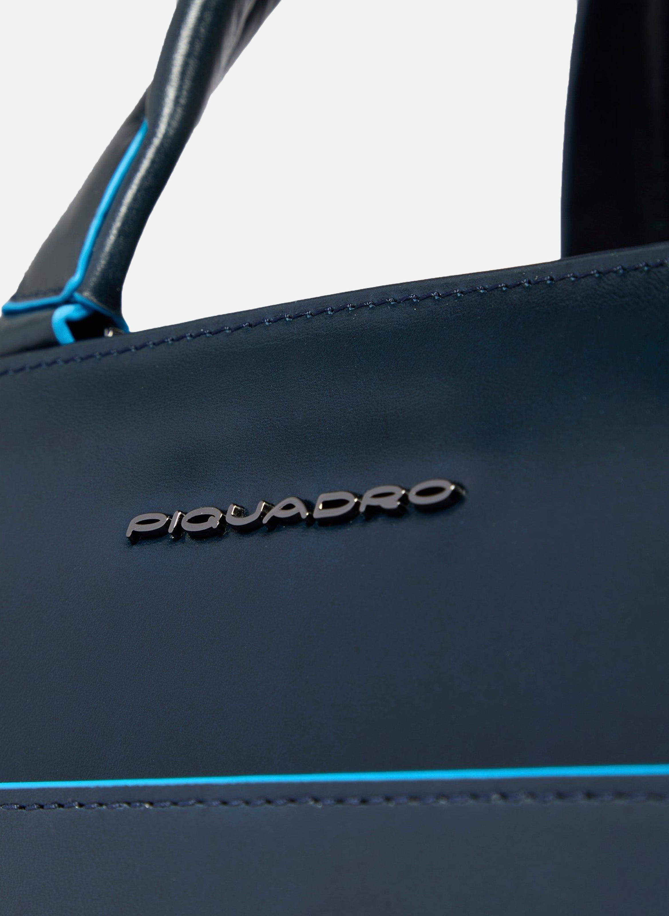 Sac de voyage personnalisable pour ordinateur 14" PIQUADRO Bleu