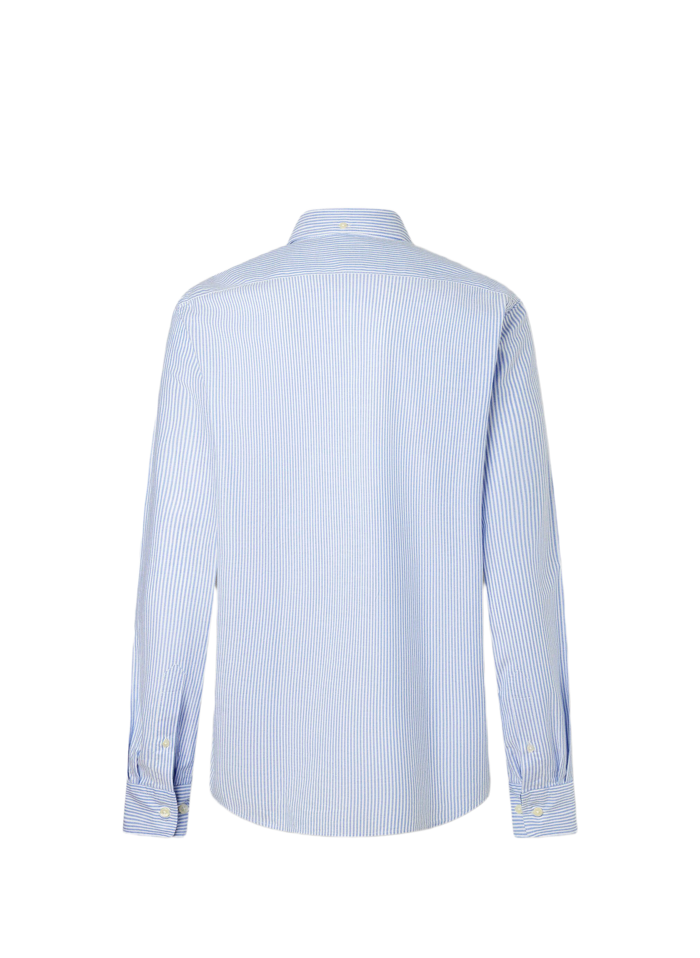 Rechte gestreepte katoenen blouse met knoopkraag FACONNABLE Blauw