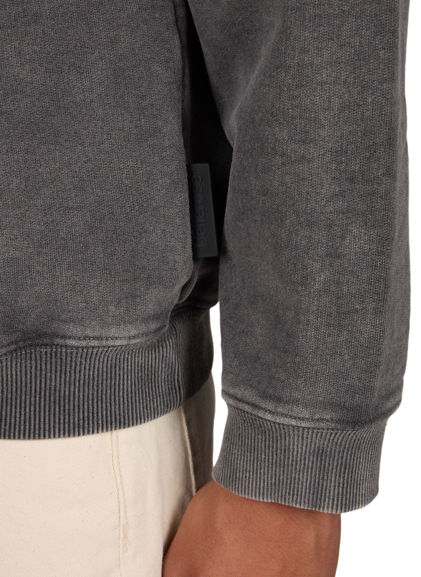 Oversized cotton sweatshirt BELLEROSE Black