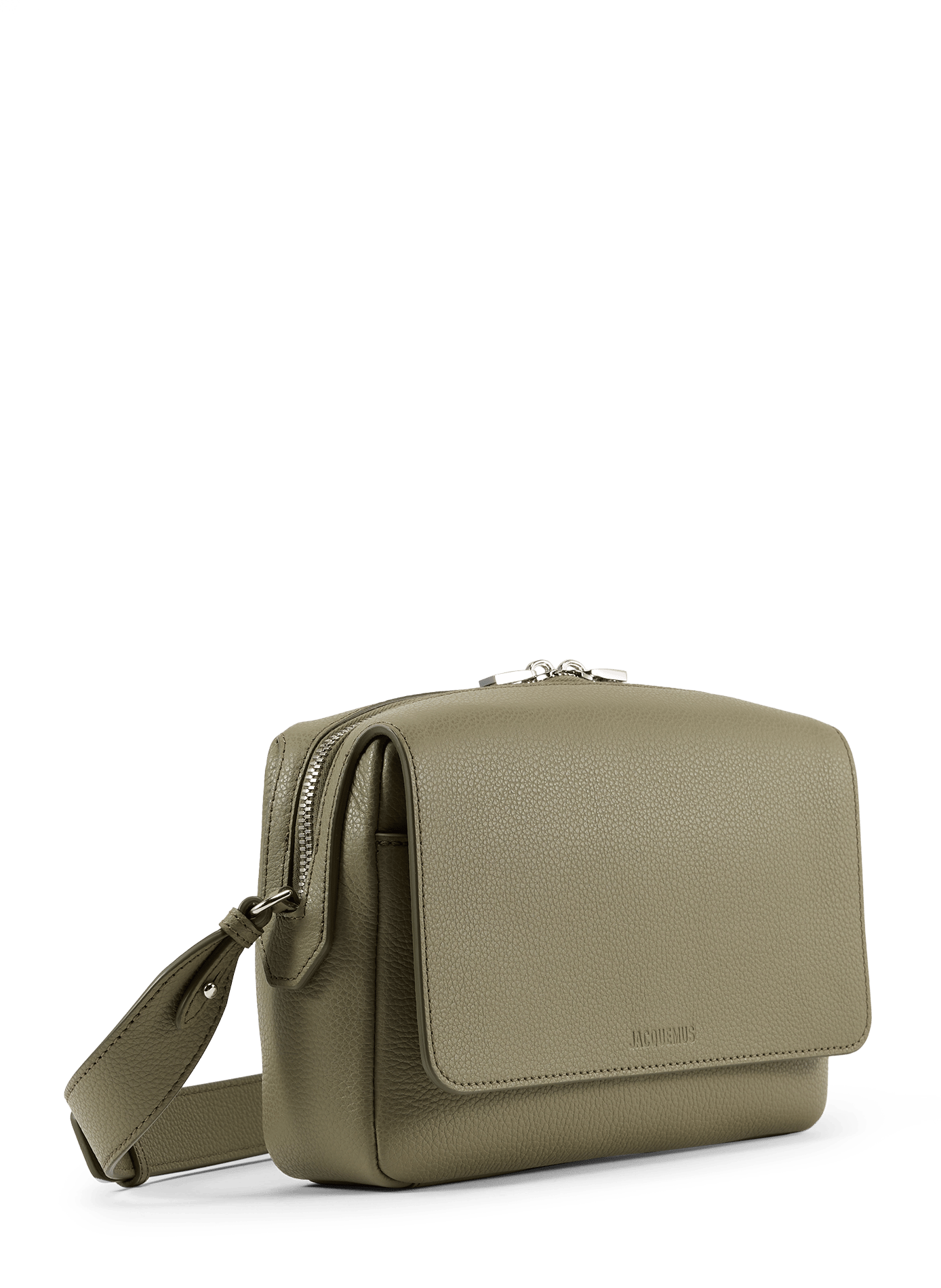 Bolso bandolera Le Correo de piel JACQUEMUS Caqui