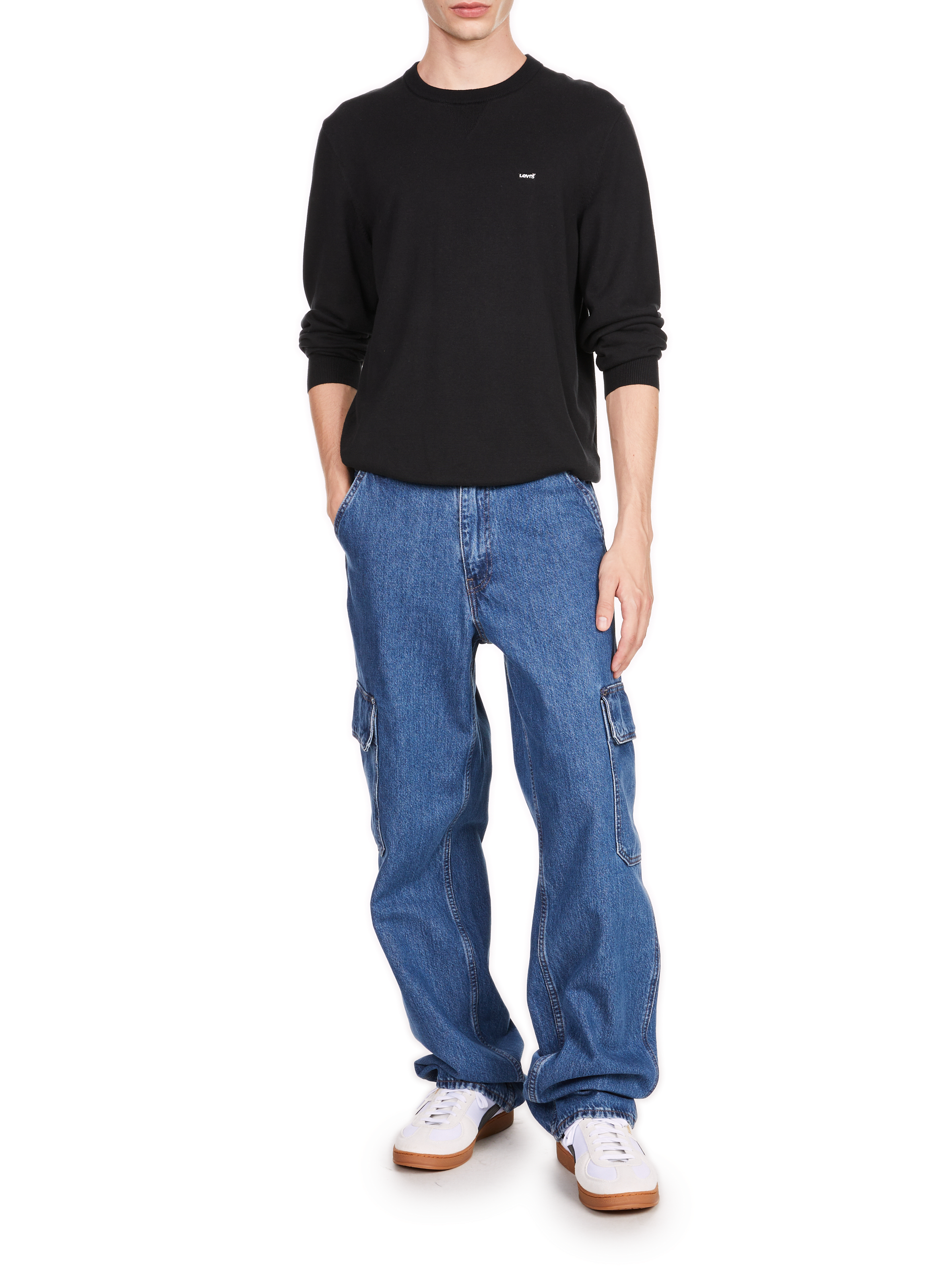 Baumwollpullover LEVI'S Schwarz