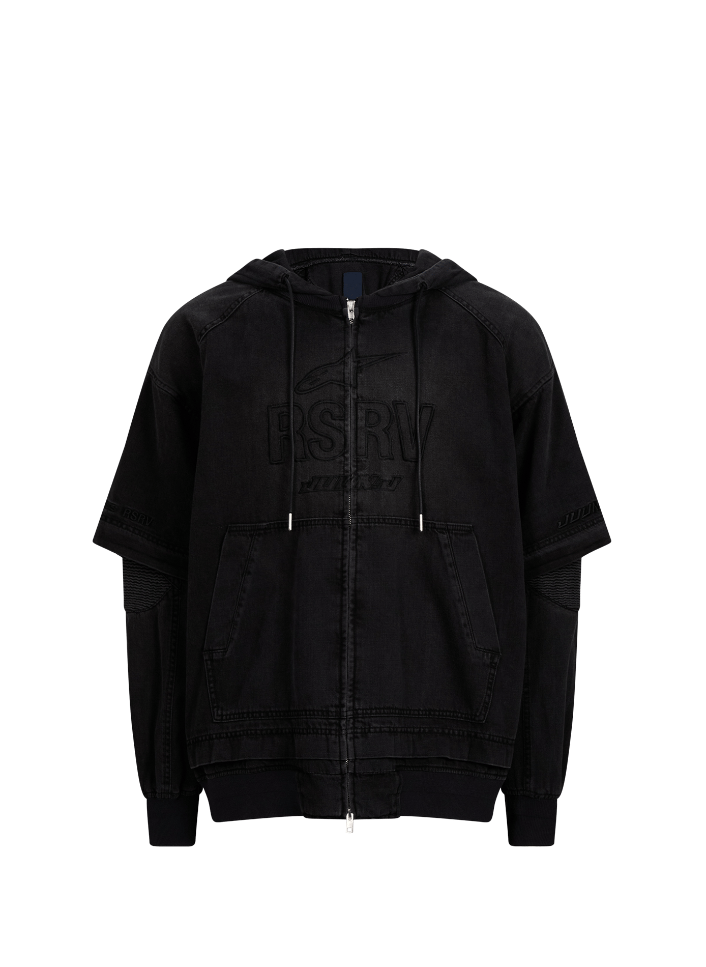 Oversized tailored cotton jacket JUUN.J Black