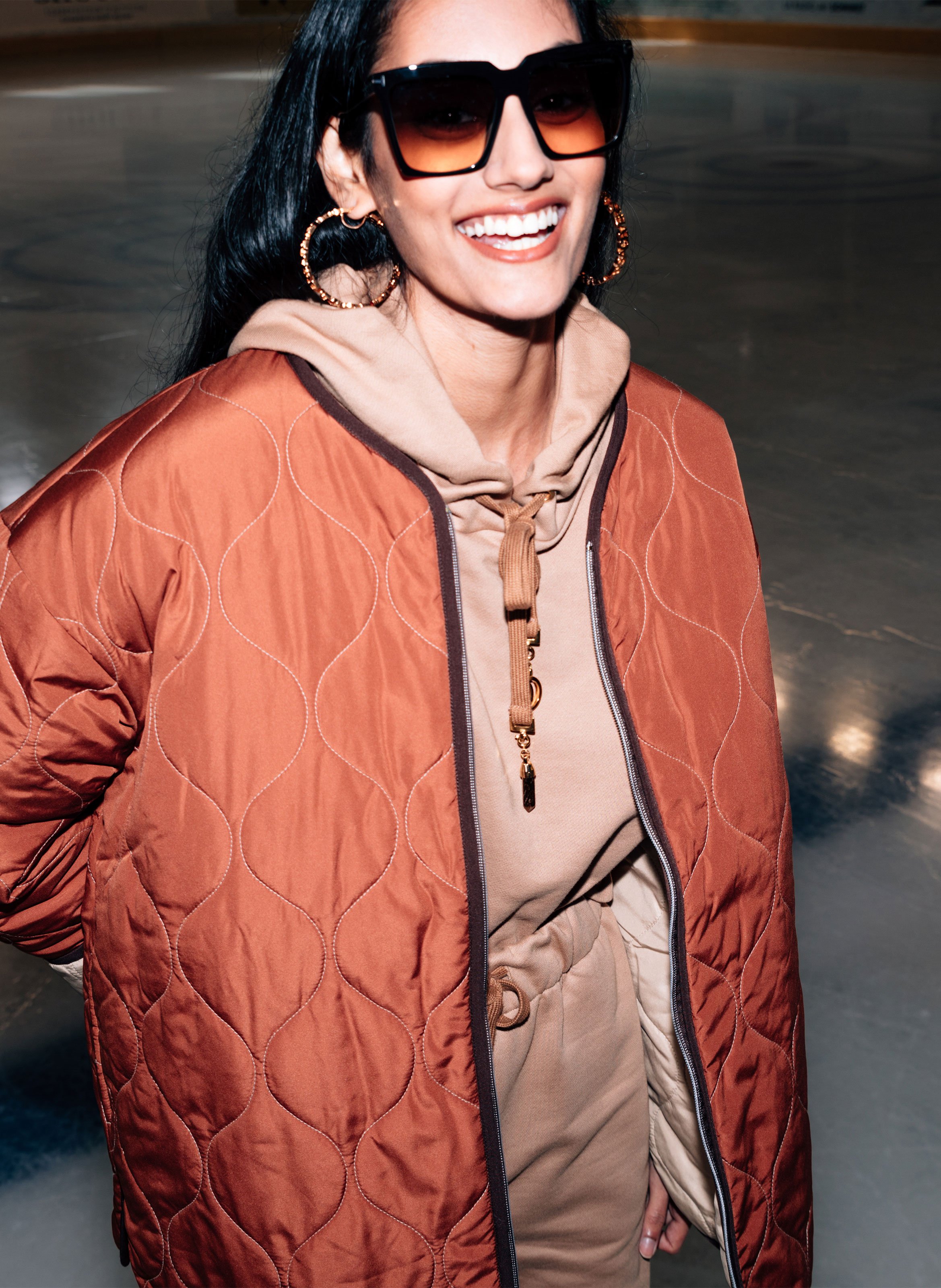 Boucles d'oreille logo