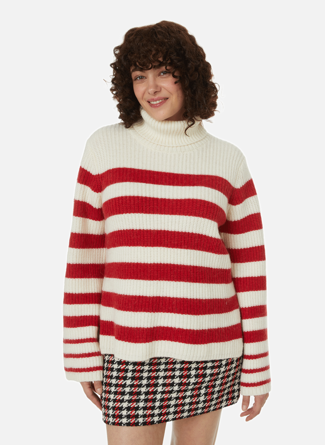 Chikita striped wool and alpaca-blend jumper BAUM UND PFERDGARTEN